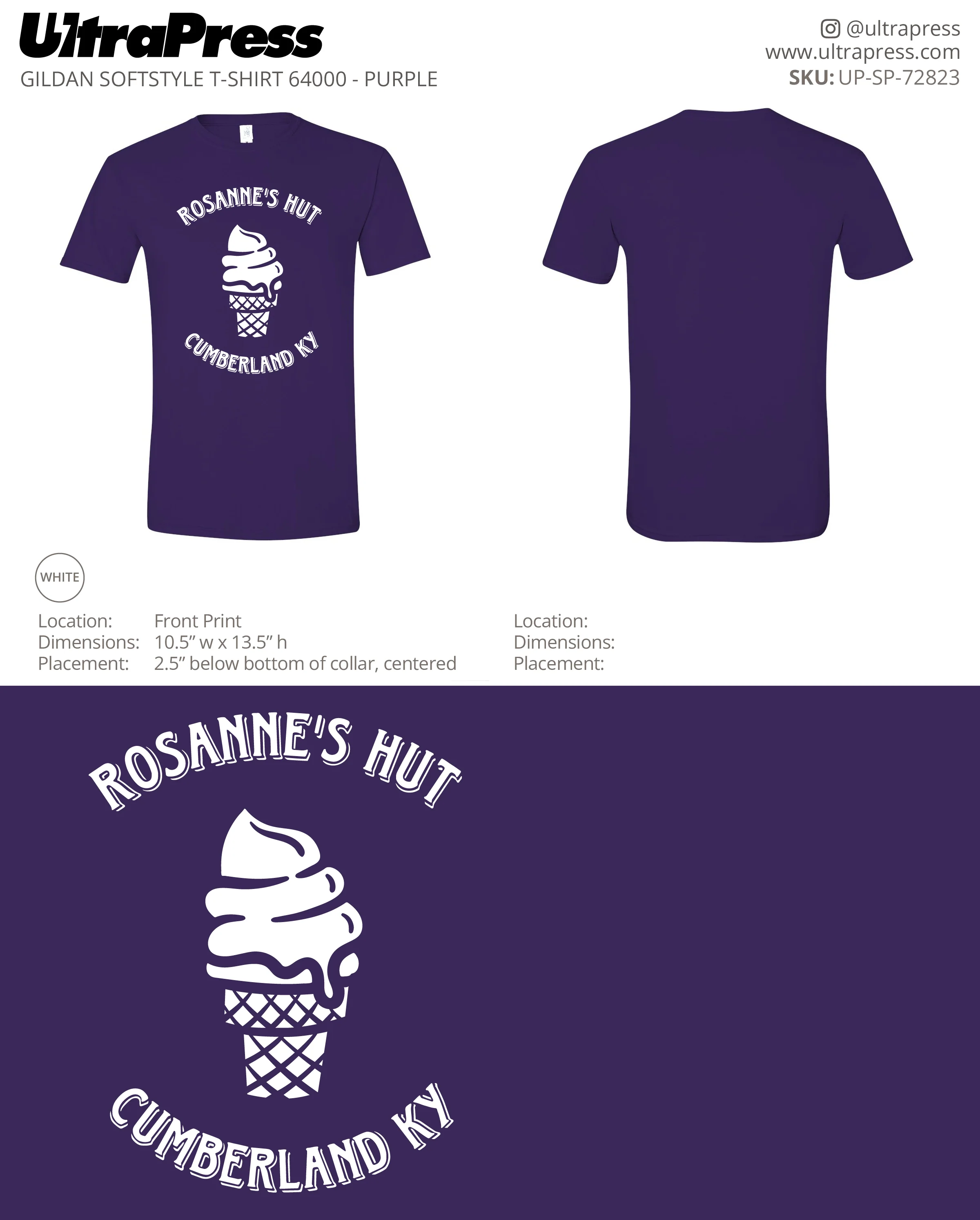 UP-SP-72823 Rosanne's Hut - Mark Sloan 100 Min Qty (Bulk) - Image 2