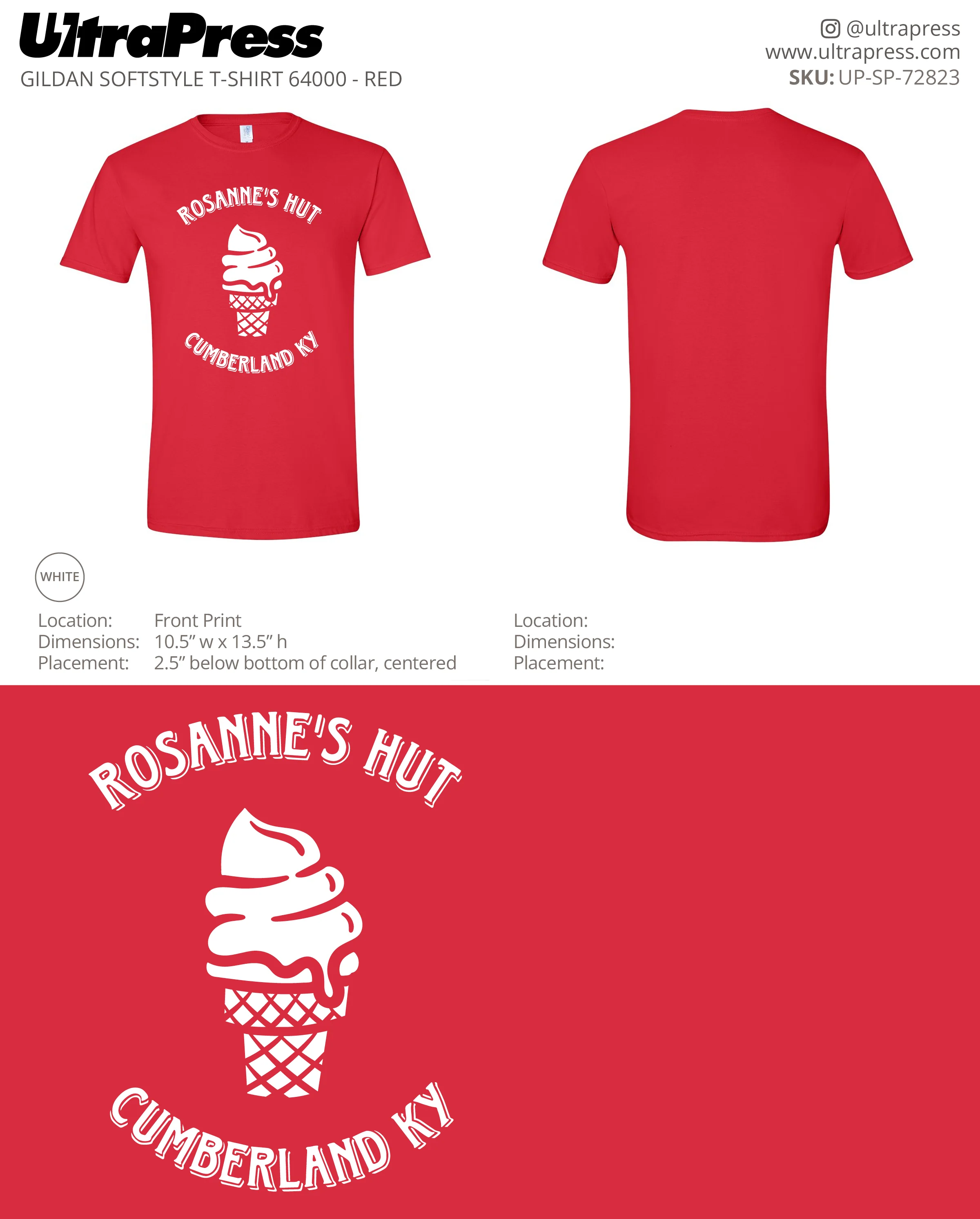 UP-SP-72823 Rosanne's Hut - Mark Sloan 100 Min Qty (Bulk) - Image 3