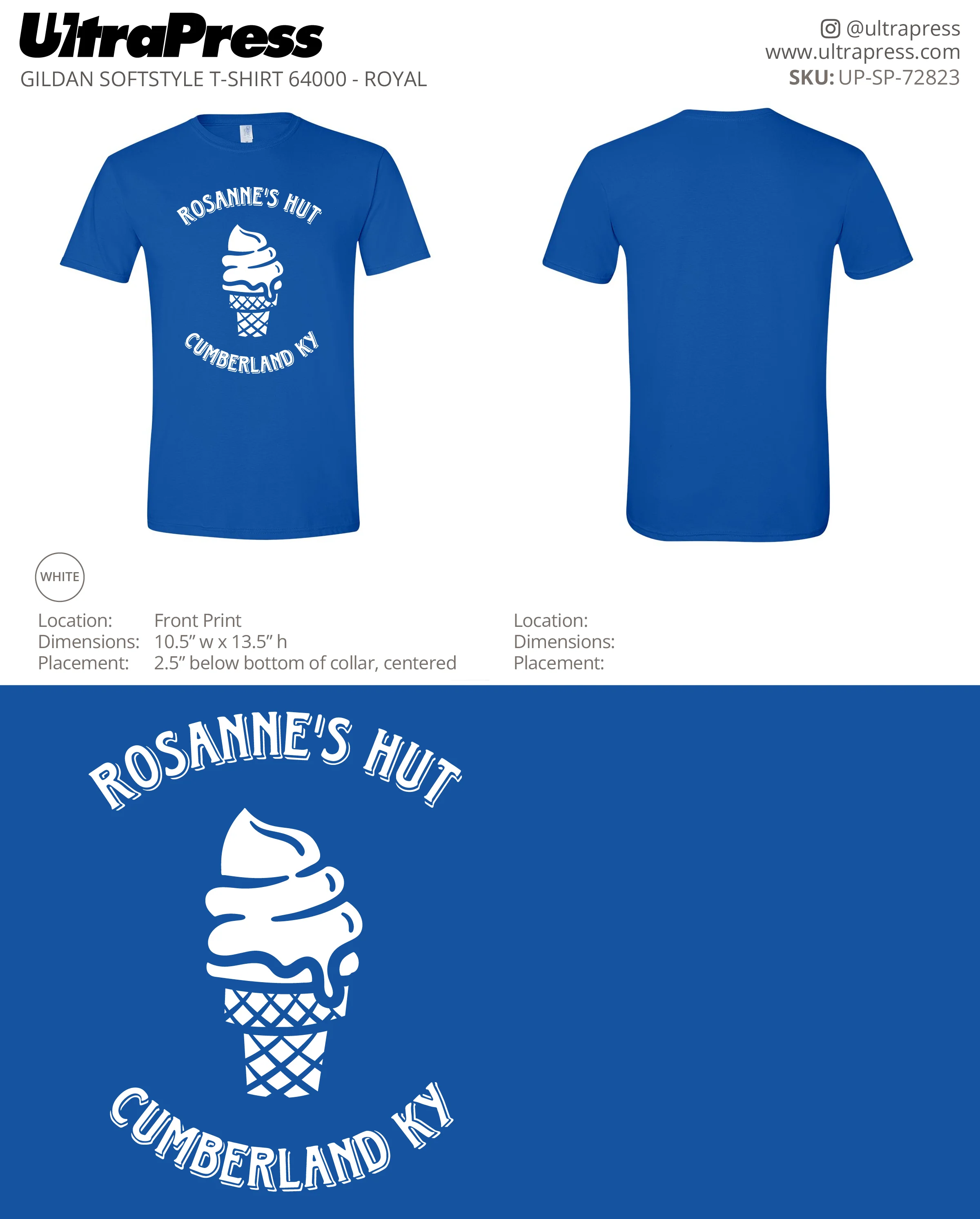 UP-SP-72823 Rosanne's Hut - Mark Sloan 100 Min Qty (Bulk) - Image 4
