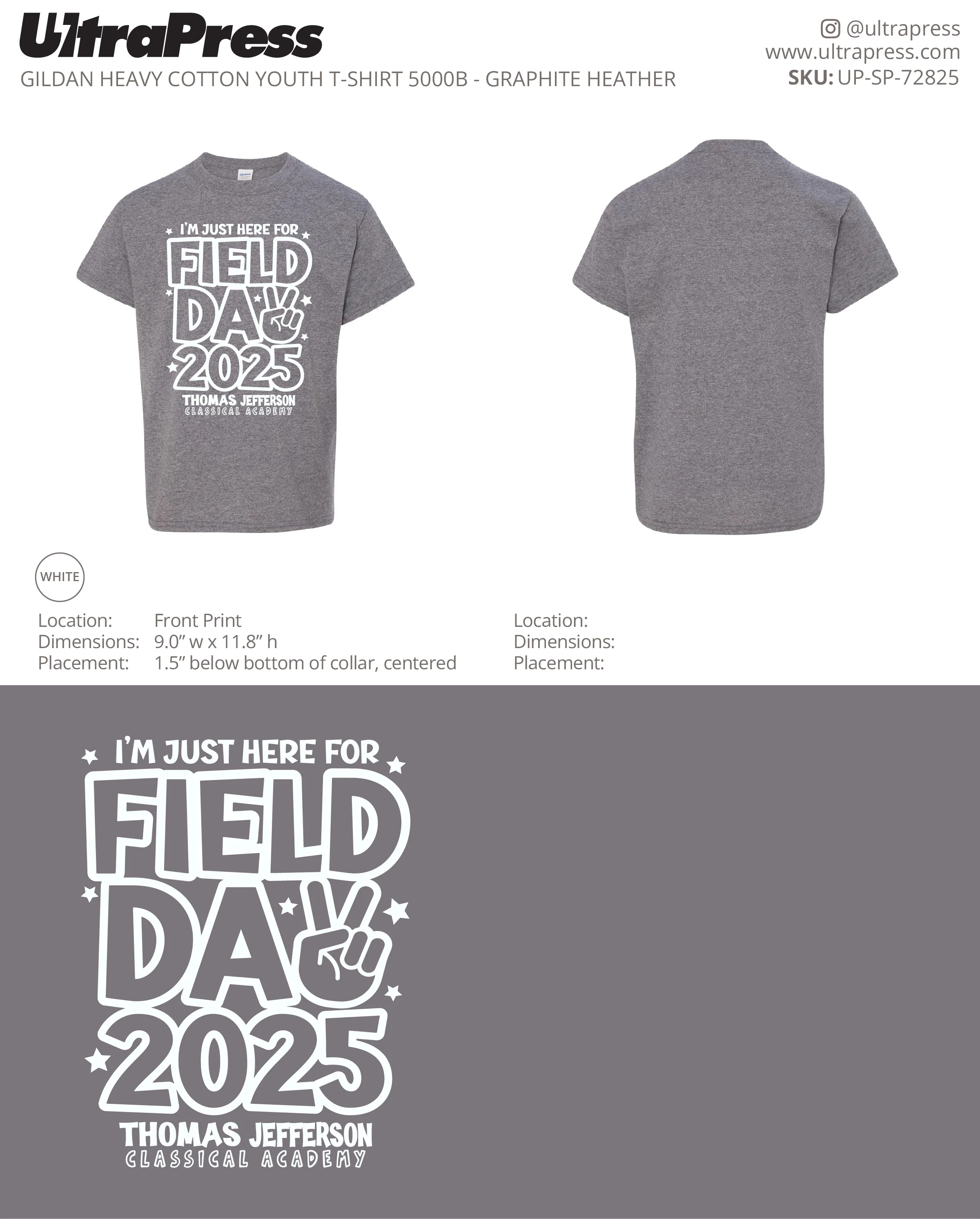 UP-SP-72825 Field Day Thomas Jefferson YOUTH - Miles Ensley 100 Min Qty (Bulk) - Image 2