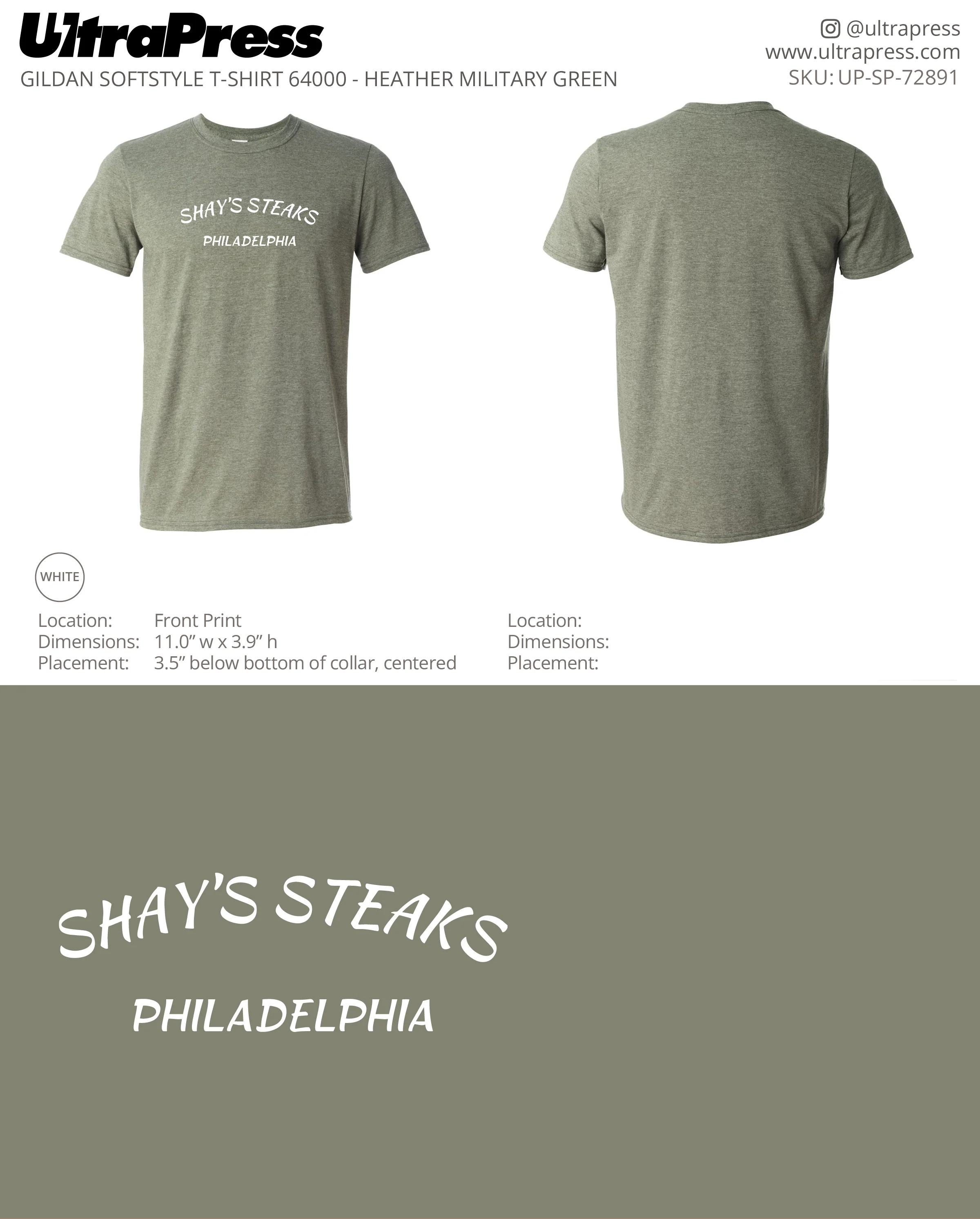 UP-SP-72891 Shay's Philadelphia Version 2 - Scott Diclaudio 100 Min Qty (Bulk)