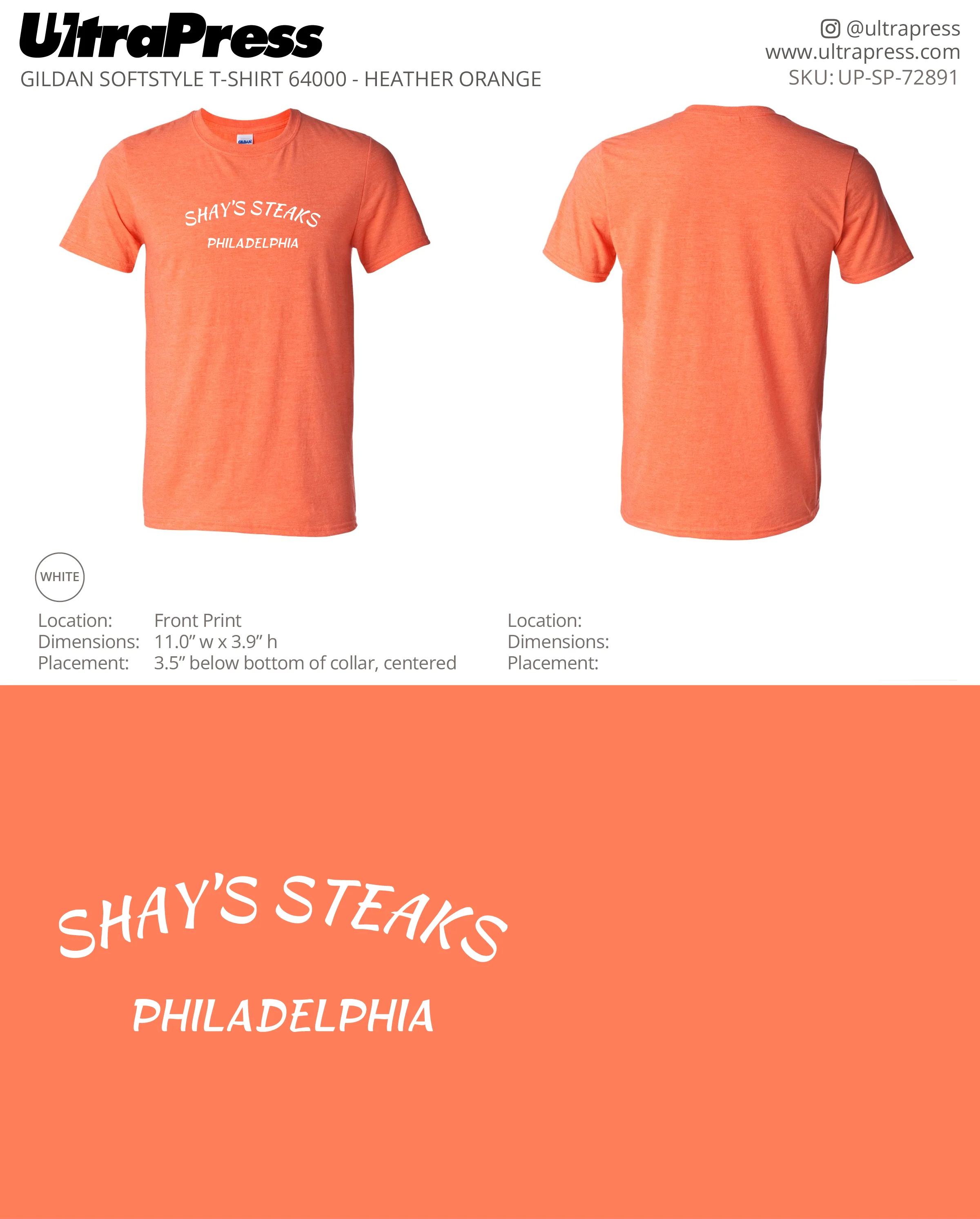 UP-SP-72891 Shay's Philadelphia Version 2 - Scott Diclaudio 100 Min Qty (Bulk) - Image 2