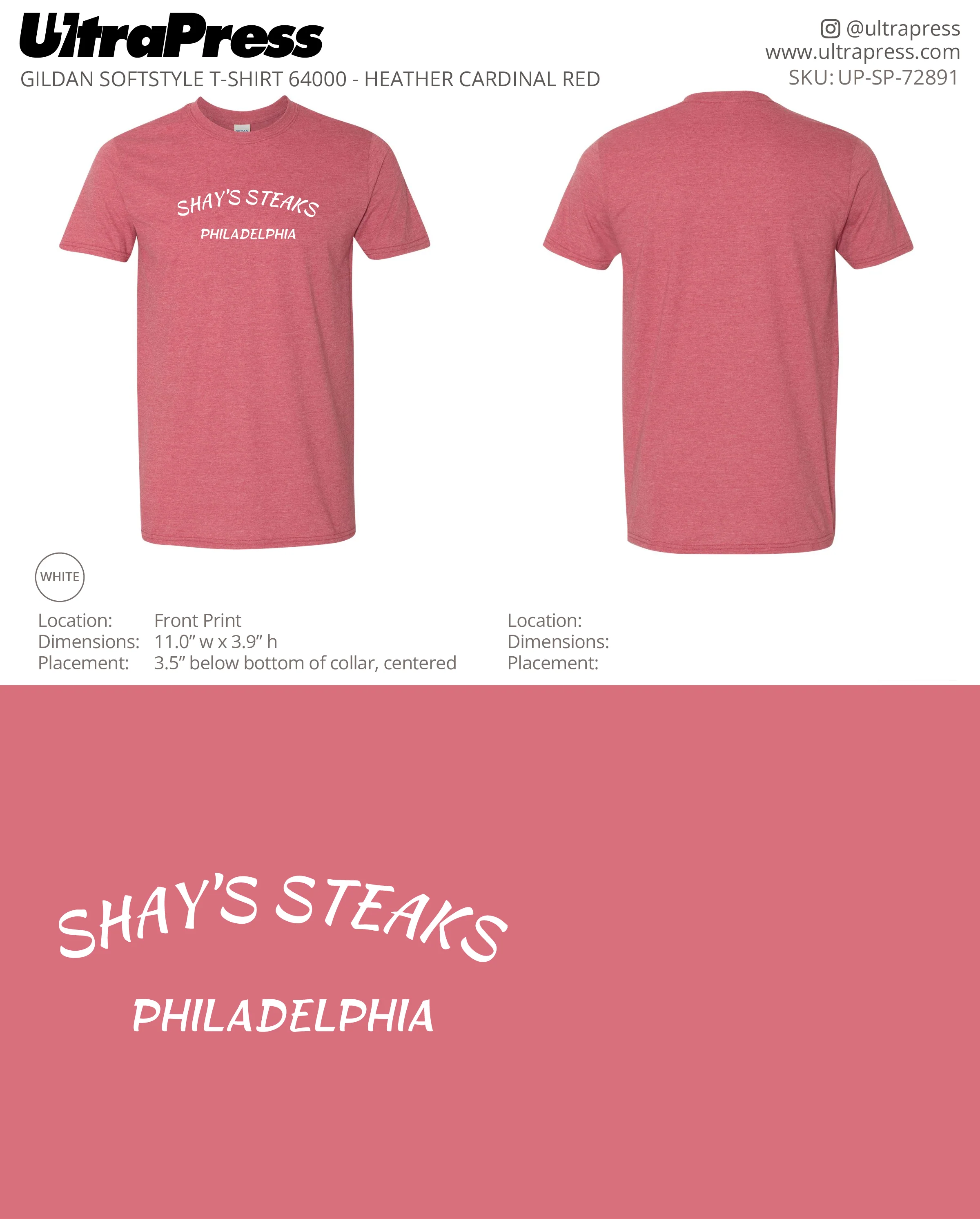 UP-SP-72891 Shay's Philadelphia Version 2 - Scott Diclaudio 100 Min Qty (Bulk) - Image 3