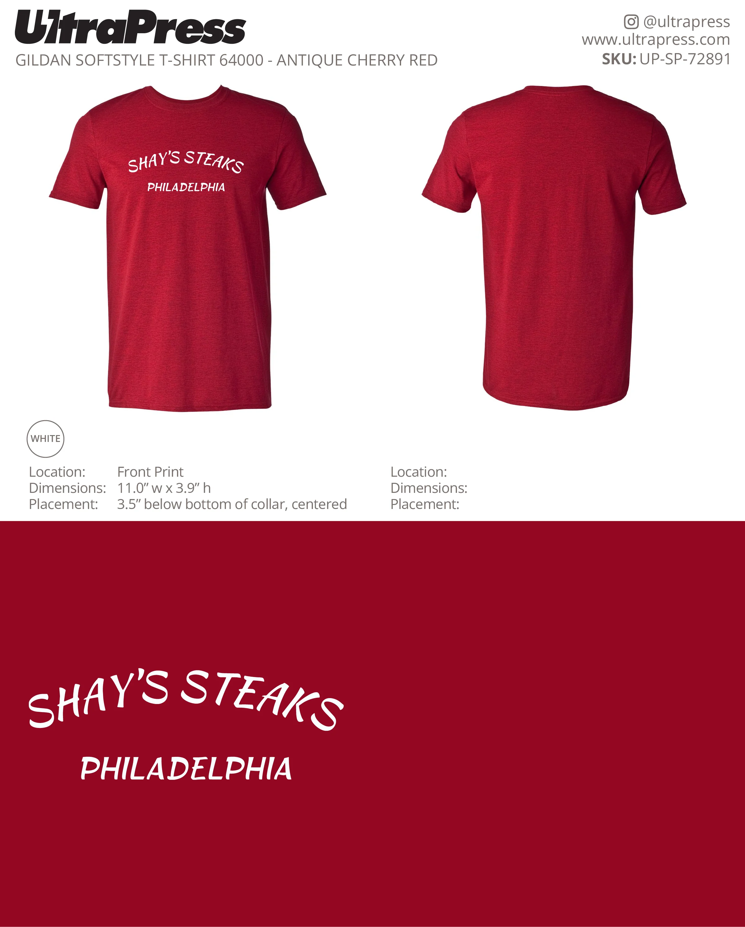 UP-SP-72891 Shay's Philadelphia Version 2 - Scott Diclaudio 100 Min Qty (Bulk) - Image 6