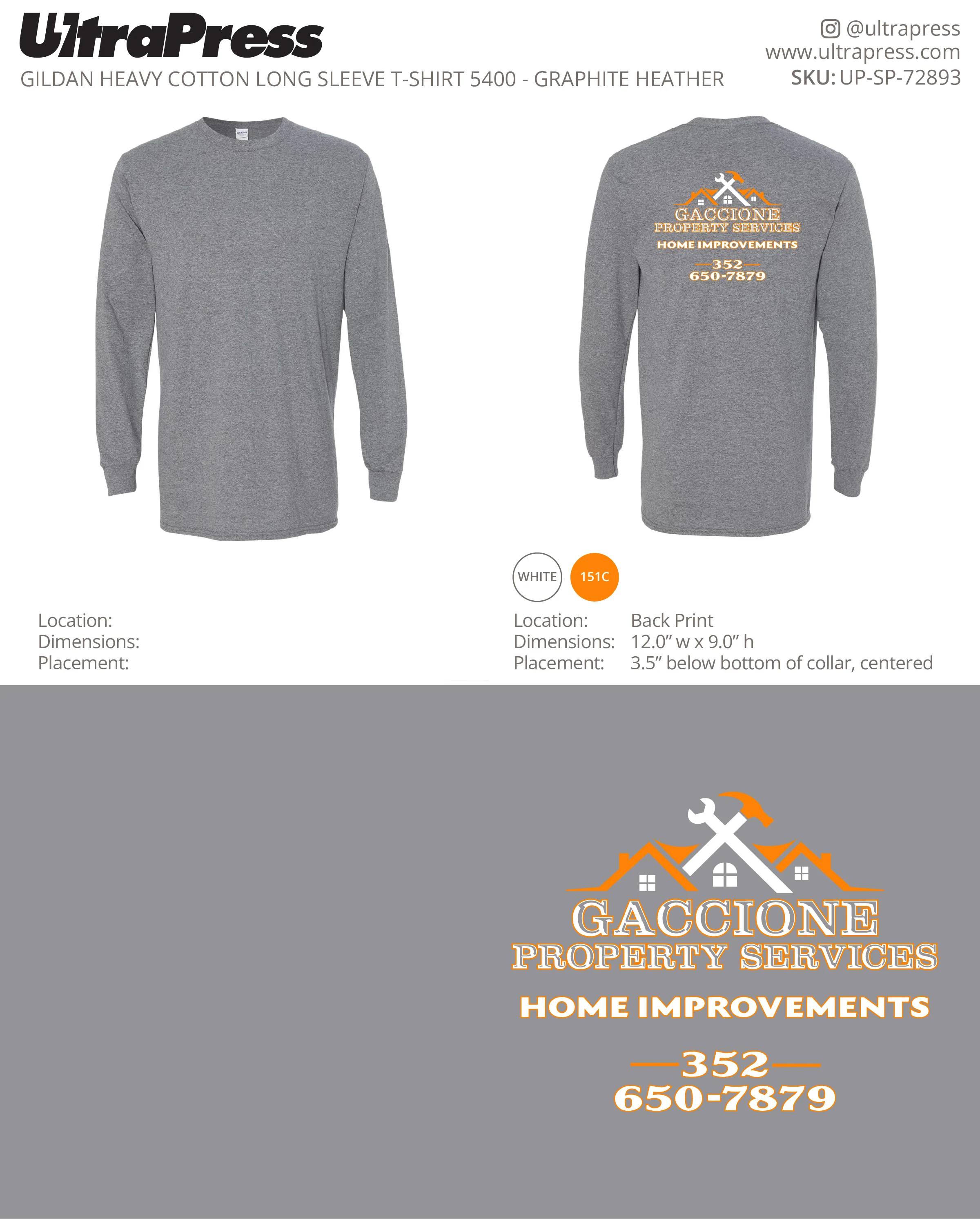 UP-SP-72893 Gaccione Property Services - Anthony Gaccione 100 Min Qty (Bulk) - Image 2