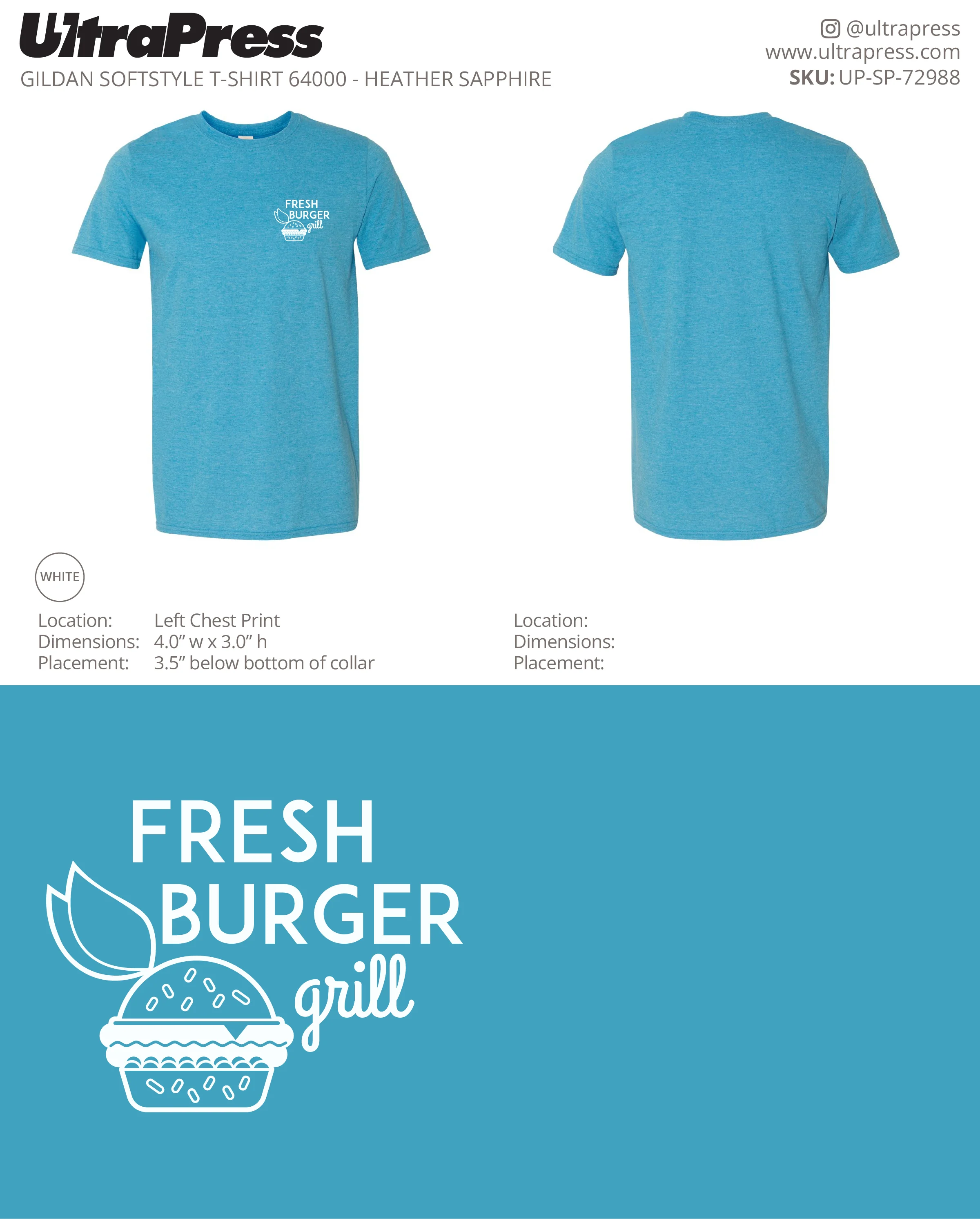 UP-SP-72988 Fresh Burger Grill ADULT - Tanya 100 Min Qty (Bulk) - Image 3