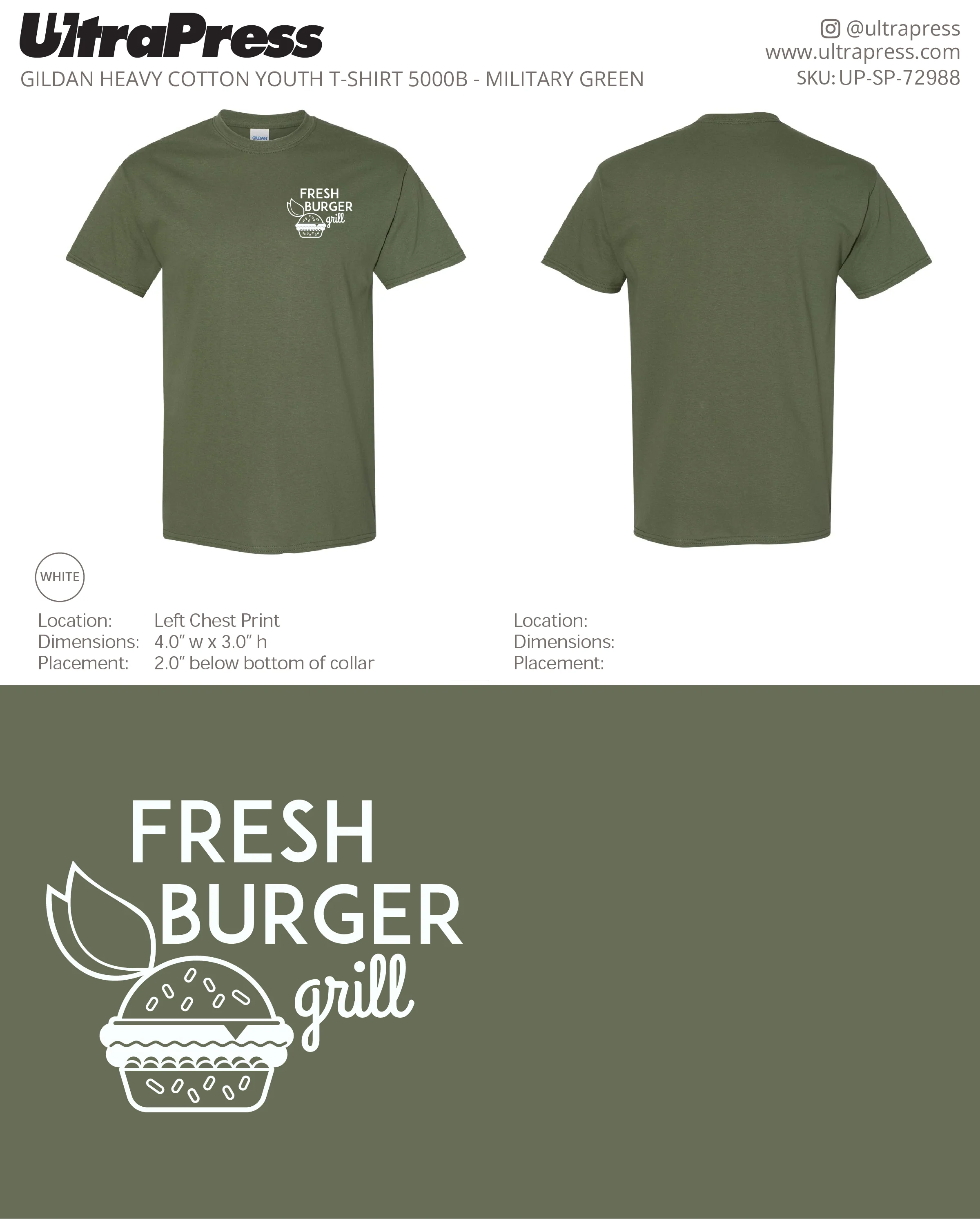 UP-SP-72988 Fresh Burger Grill YOUTH - Tanya (Bulk) - Image 2