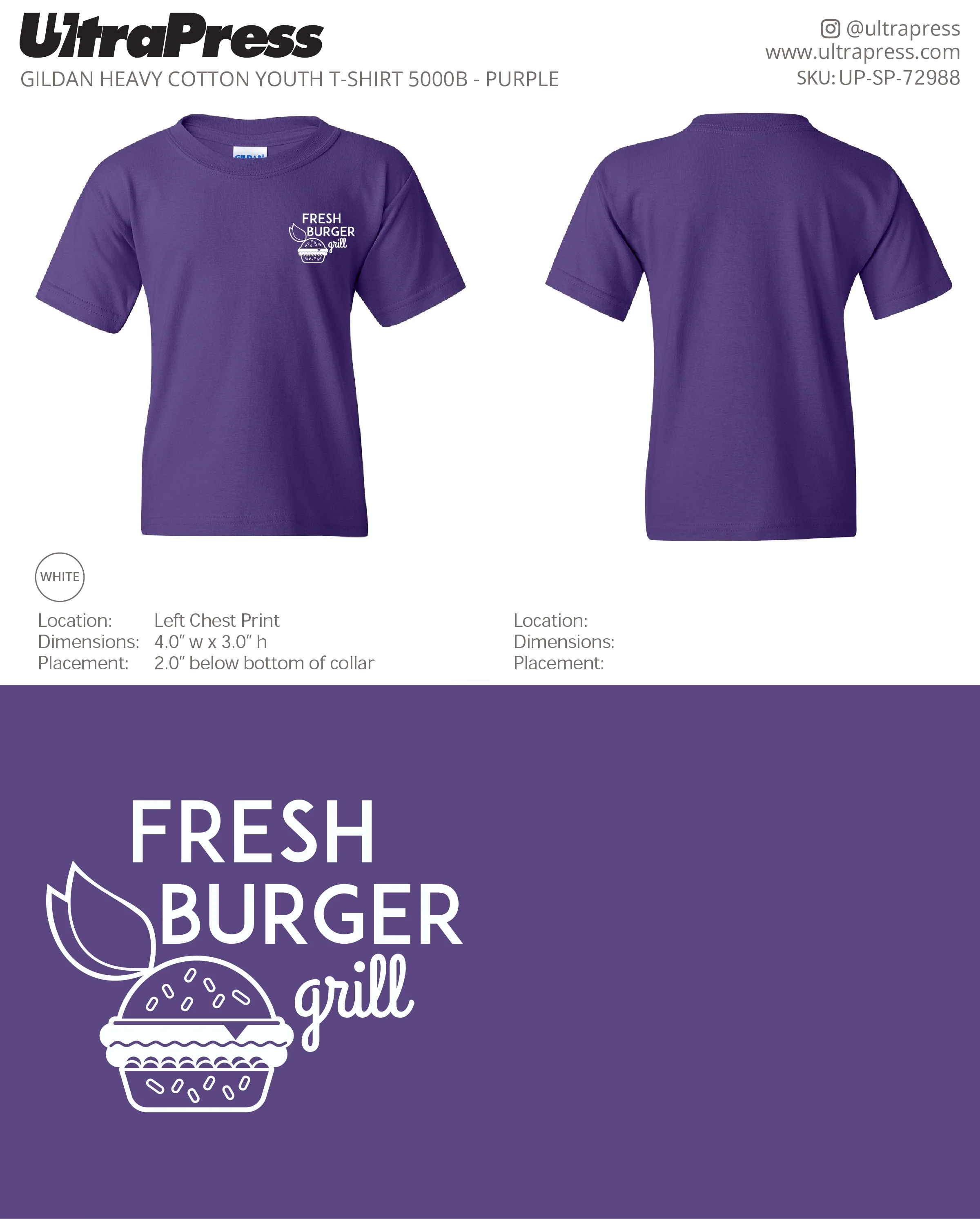 UP-SP-72988 Fresh Burger Grill YOUTH - Tanya (Bulk) - Image 4