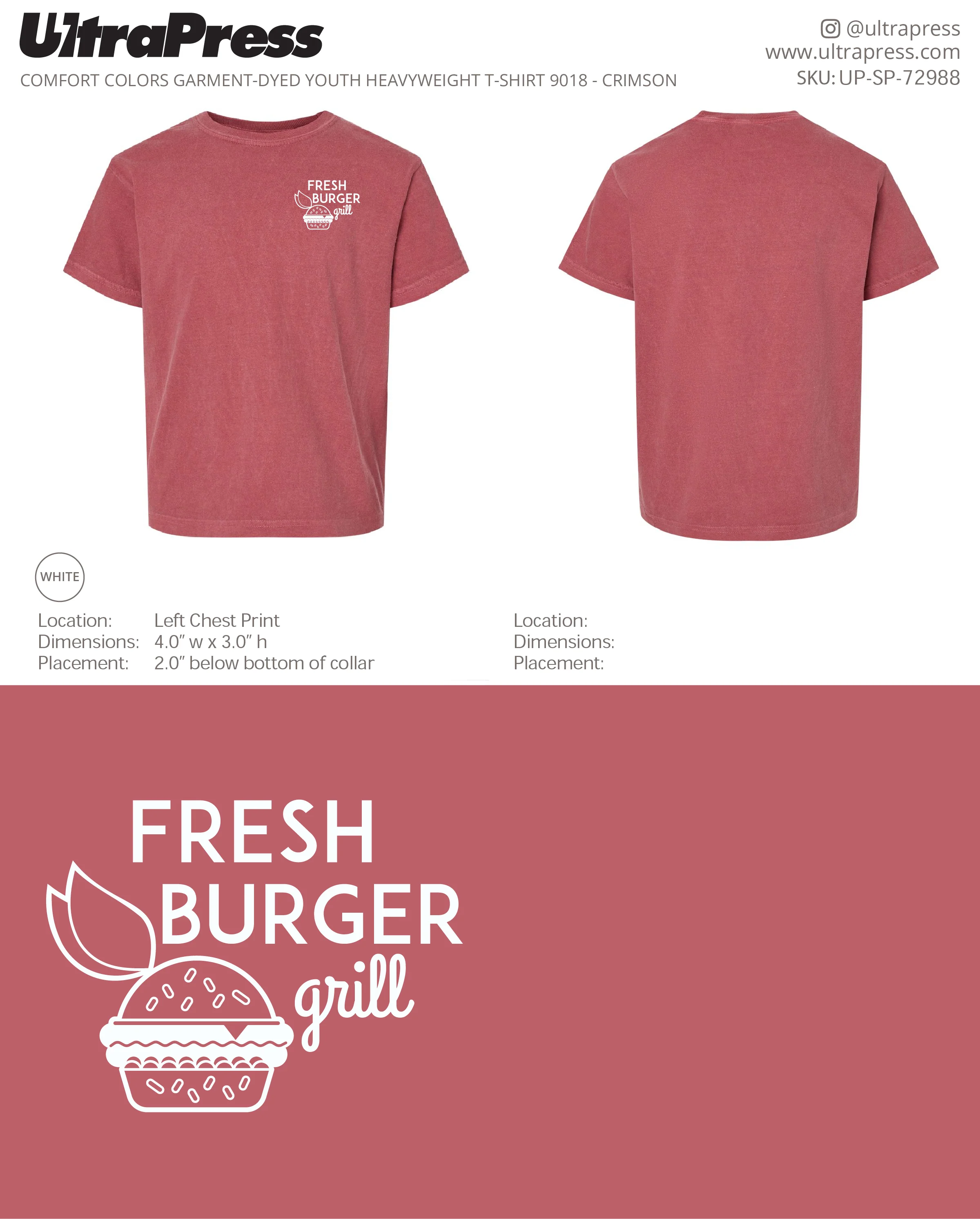UP-SP-72988 Fresh Burger Grill YOUTH - Tanya (Bulk) - Image 6