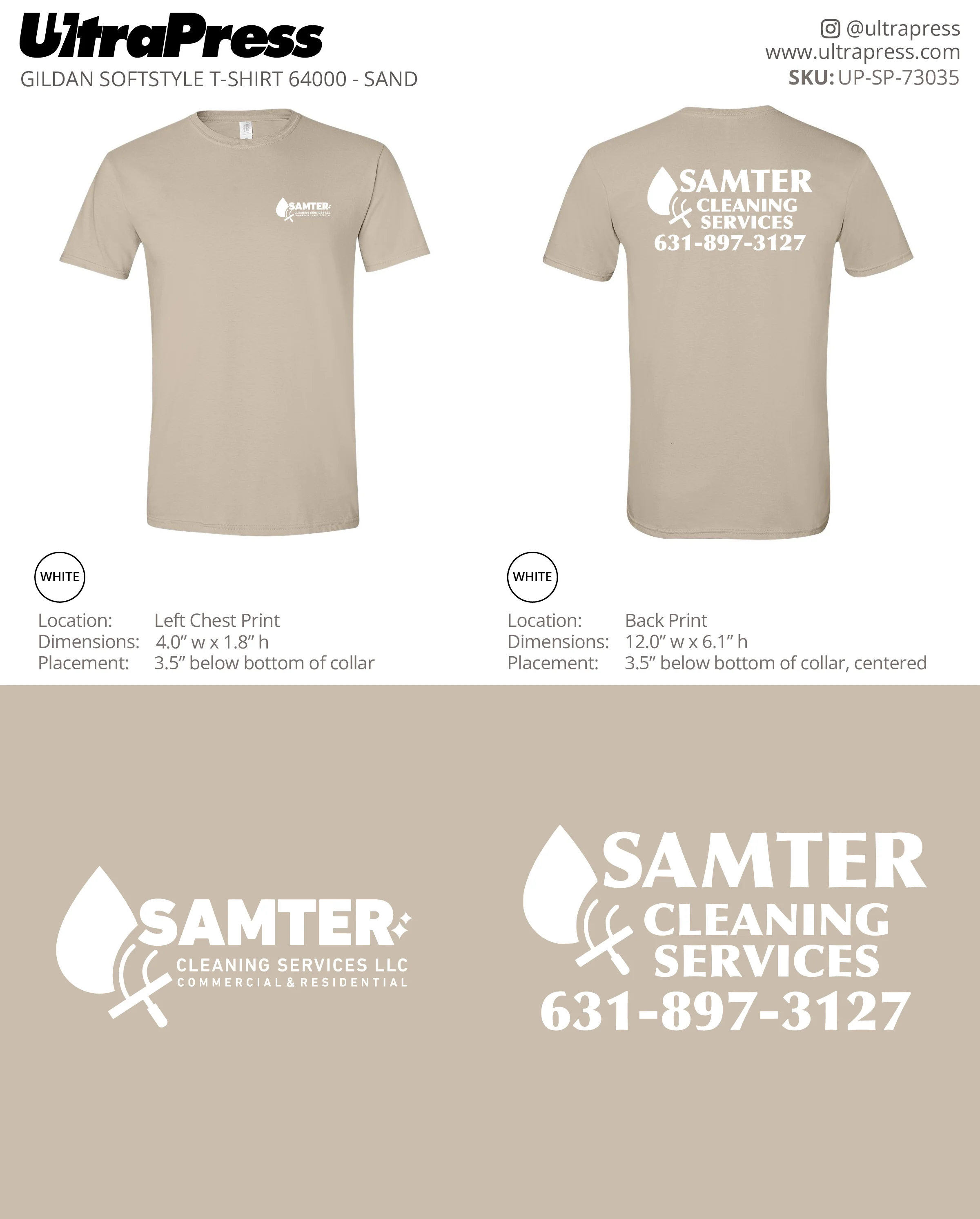 UP-SP-73035 Order Samter Cleaning Services- Samantha Teran 100 Pcs Min Package (Bulk) - Image 2