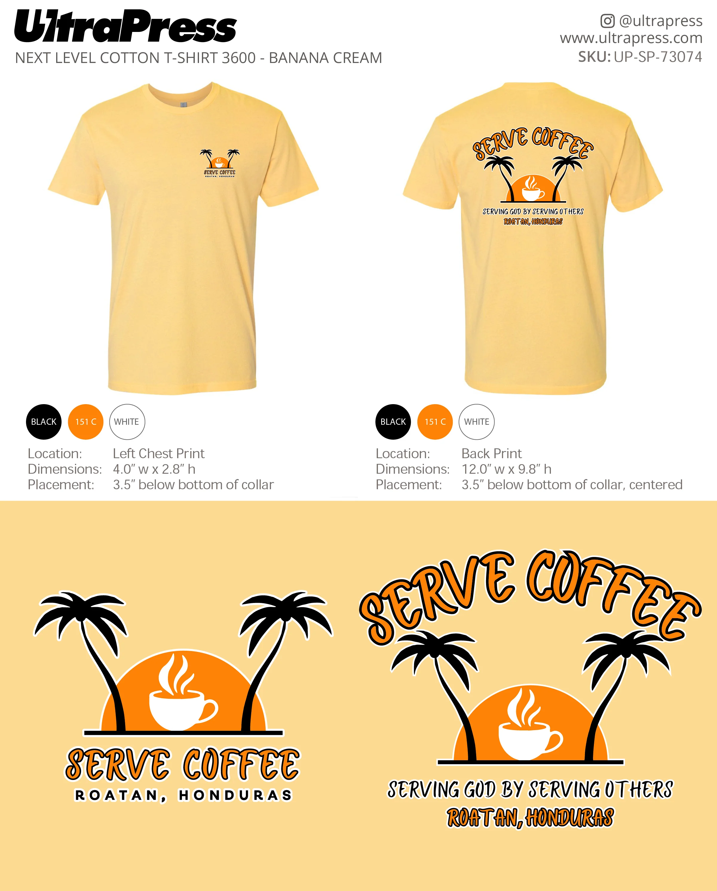 UP-SP-73074 Serve Coffee - Glory Gooding 100 Min Qty (Bulk)