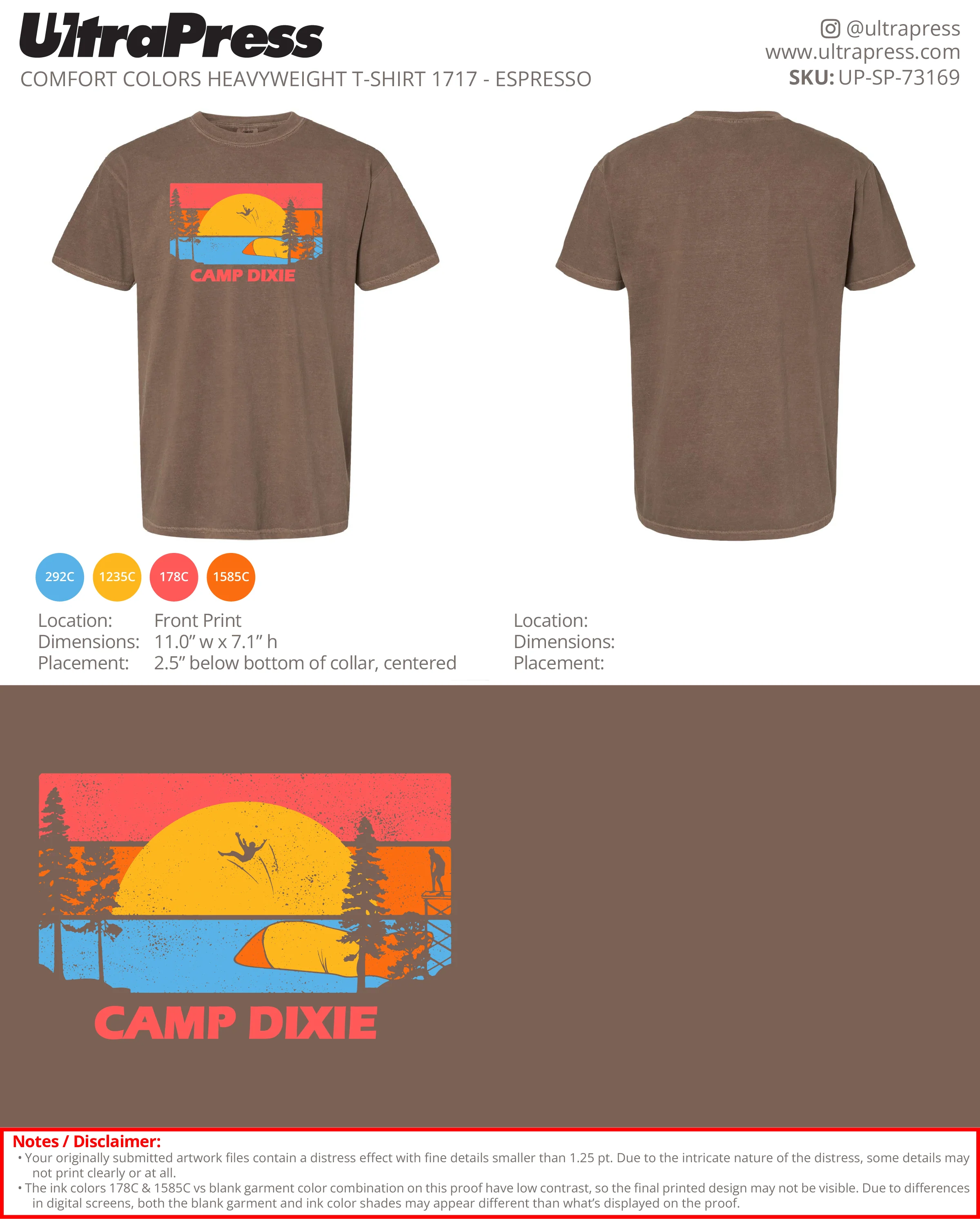 UP-SP-73169 Camp Dixie Lake - Joe Brown 100 Pieces Package (Bulk) - Image 2