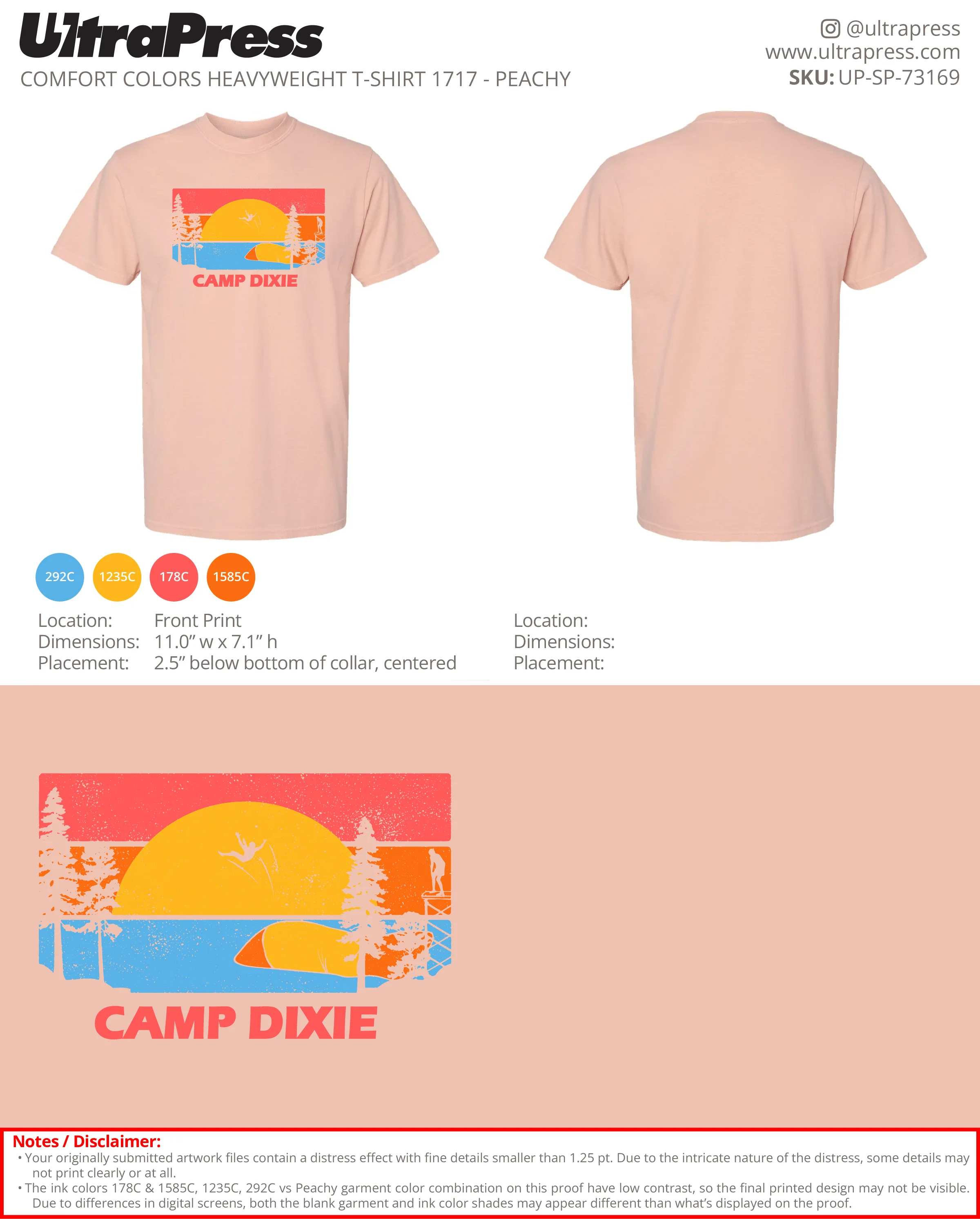 UP-SP-73169 Camp Dixie Lake - Joe Brown 100 Pieces Package (Bulk) - Image 3