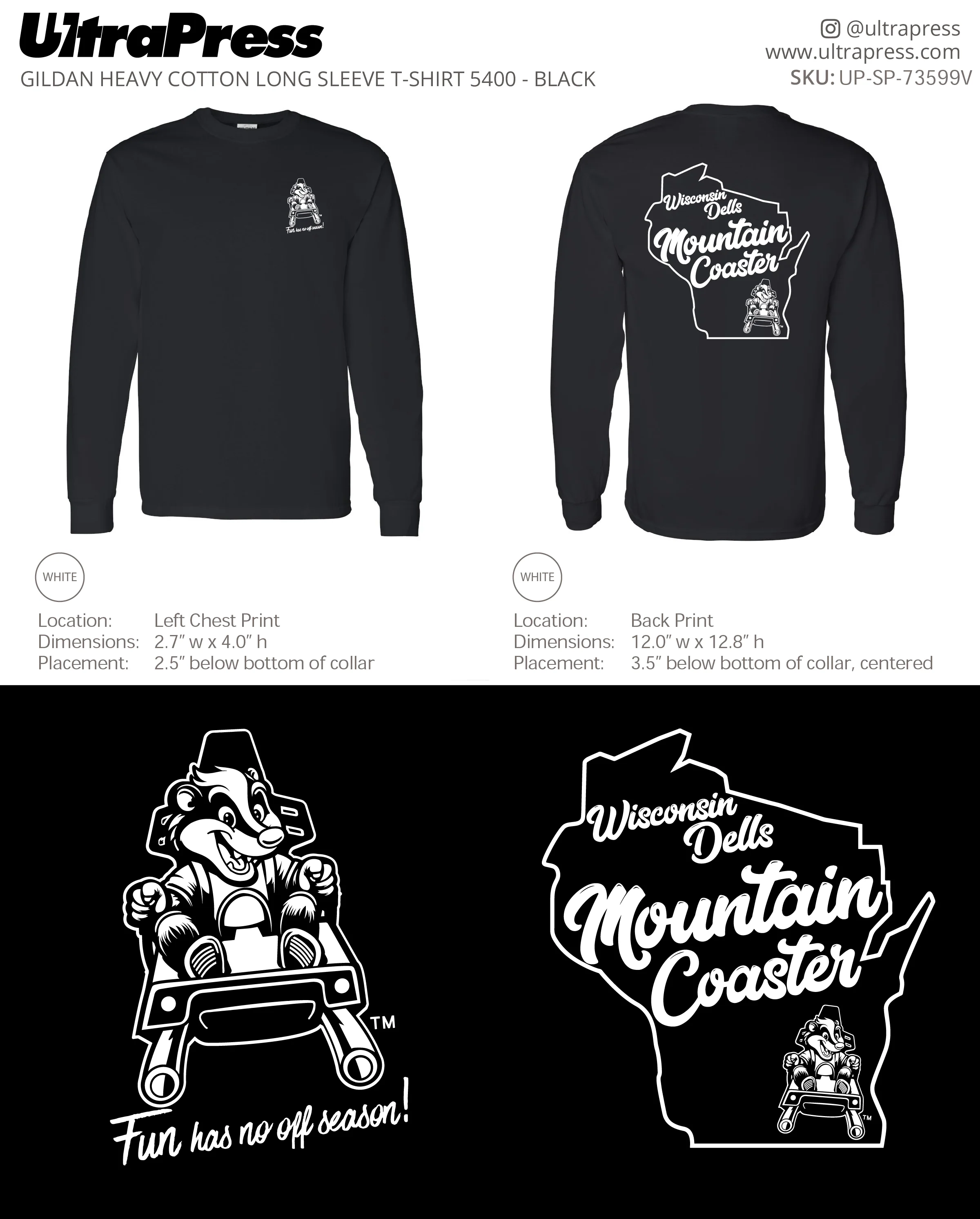 UP-SP-73599 Mountain Coaster - Jessica Wedel 50 Pieces Package (Bulk)