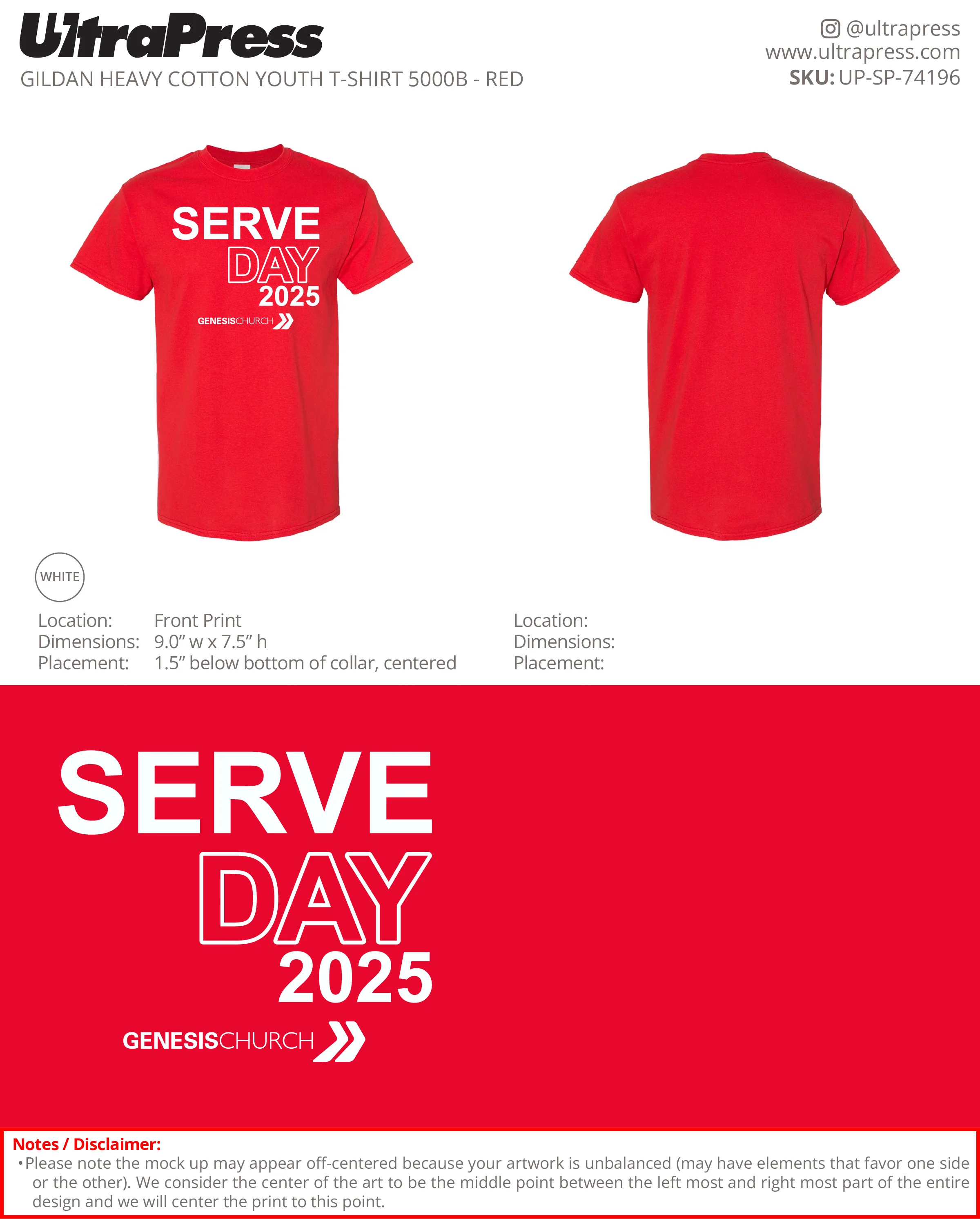 UP-SP-74196 Serve Day 2025 - Watty Watson 100 Min Qty (Bulk) - Image 2