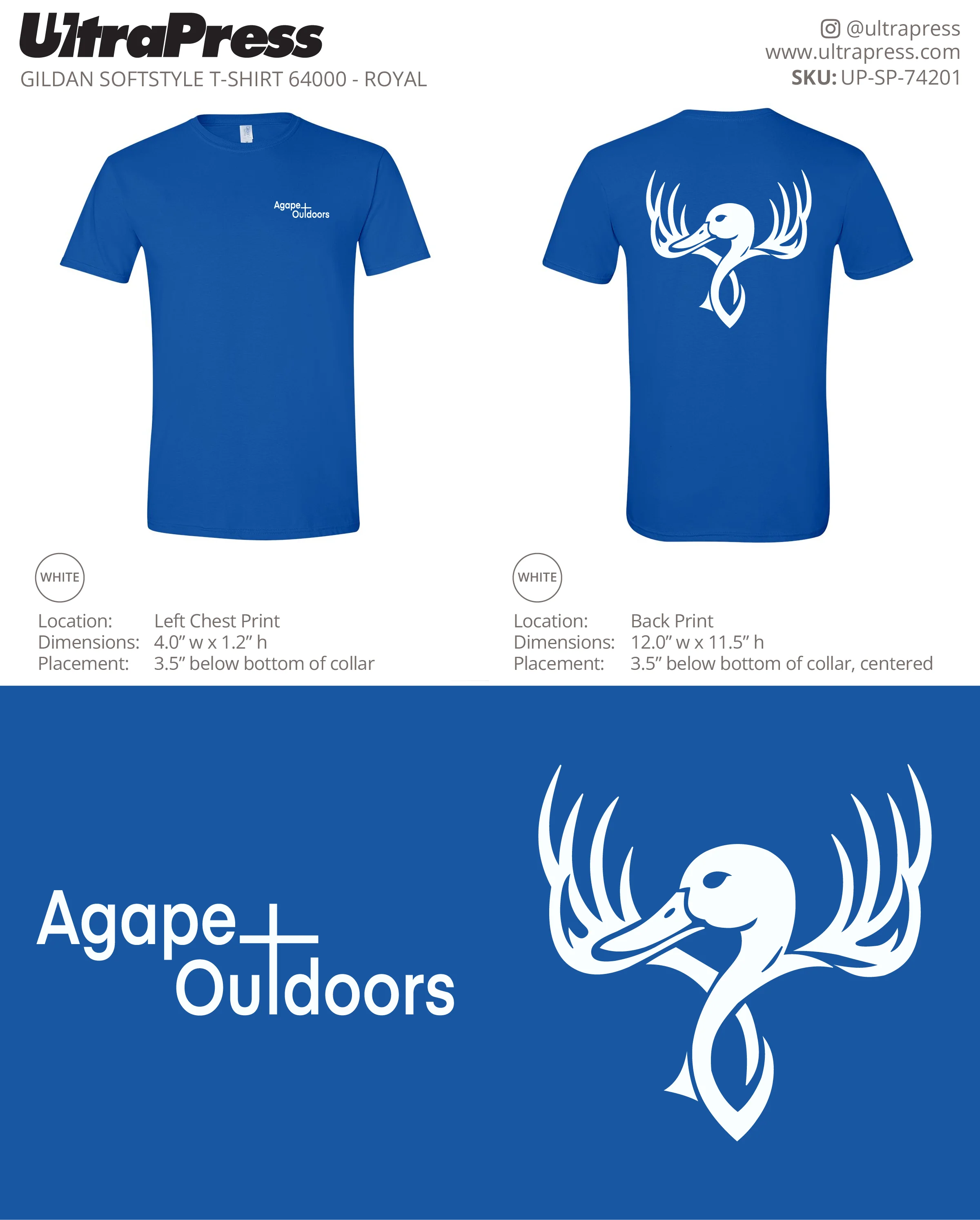 UP-SP-74201 Agape Outdoors - Cody Lafleur 100 Min Qty (Bulk) - Image 2