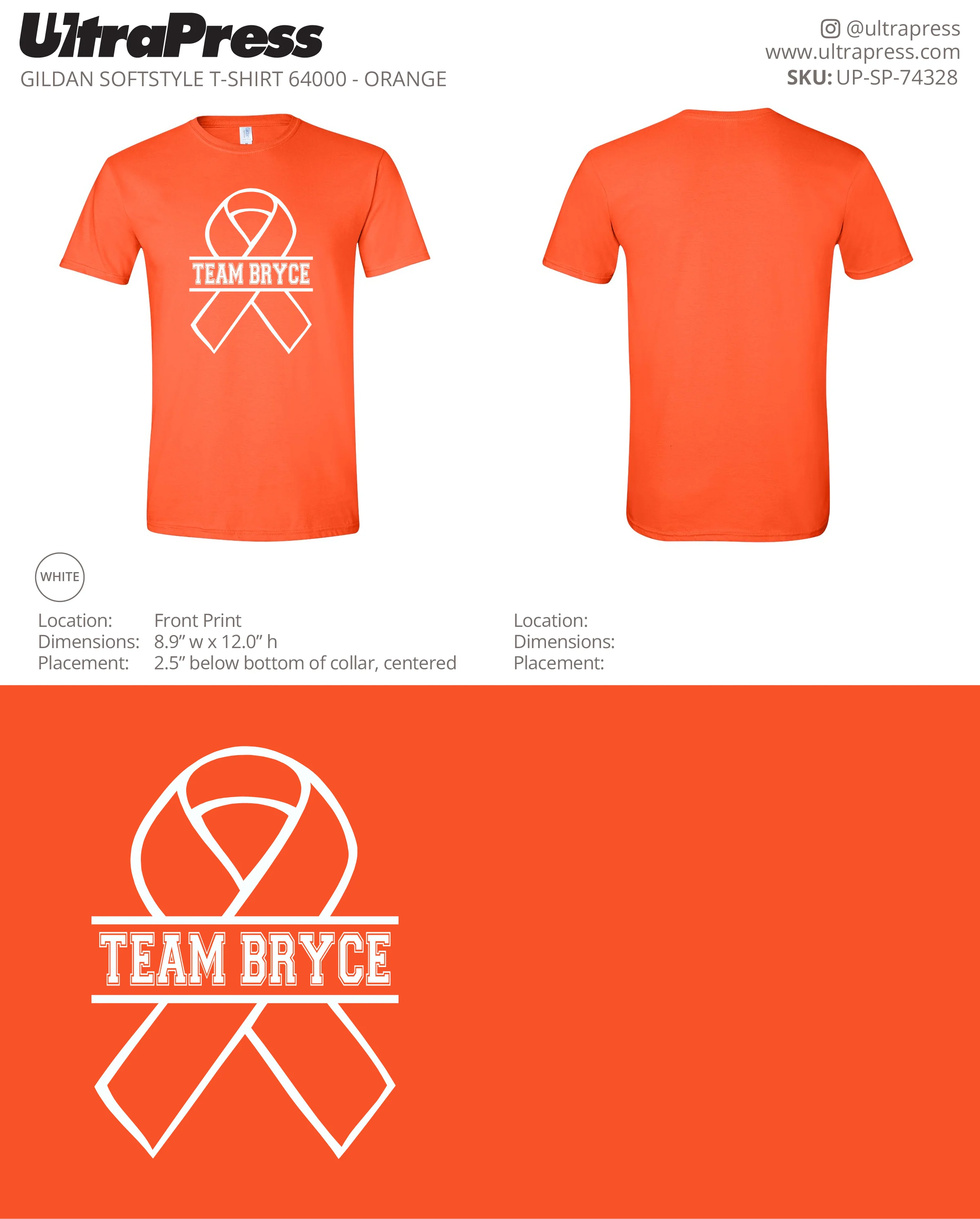 UP-SP-74328 Team Bryce - Montalynn Fanelli 100 Min Qty (Bulk)