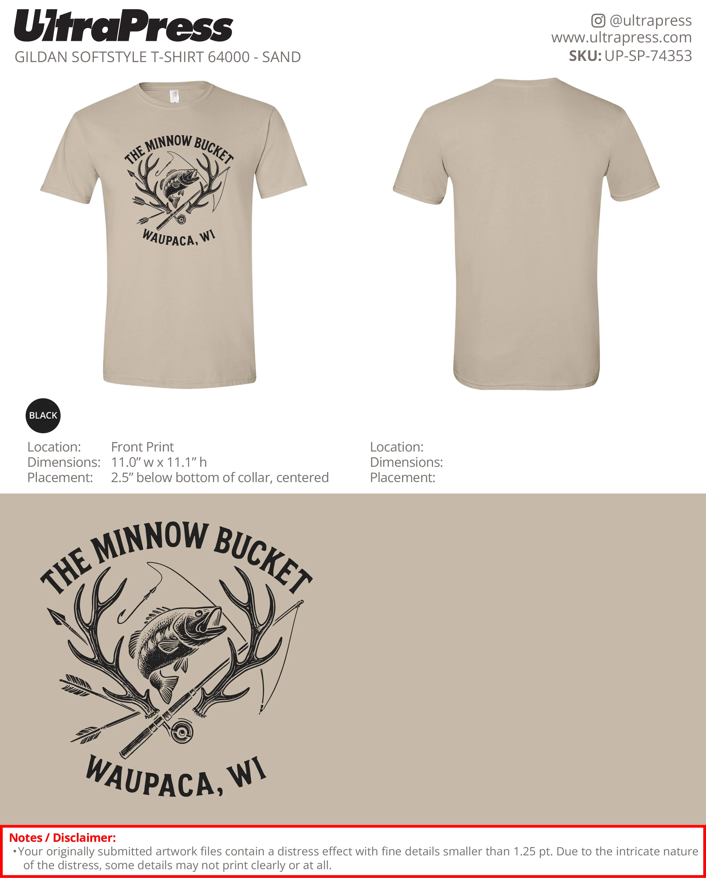 UP-SP-74353 The Minnow Bucket - Lisa Minton 100 Min Qty (Bulk) - Image 3