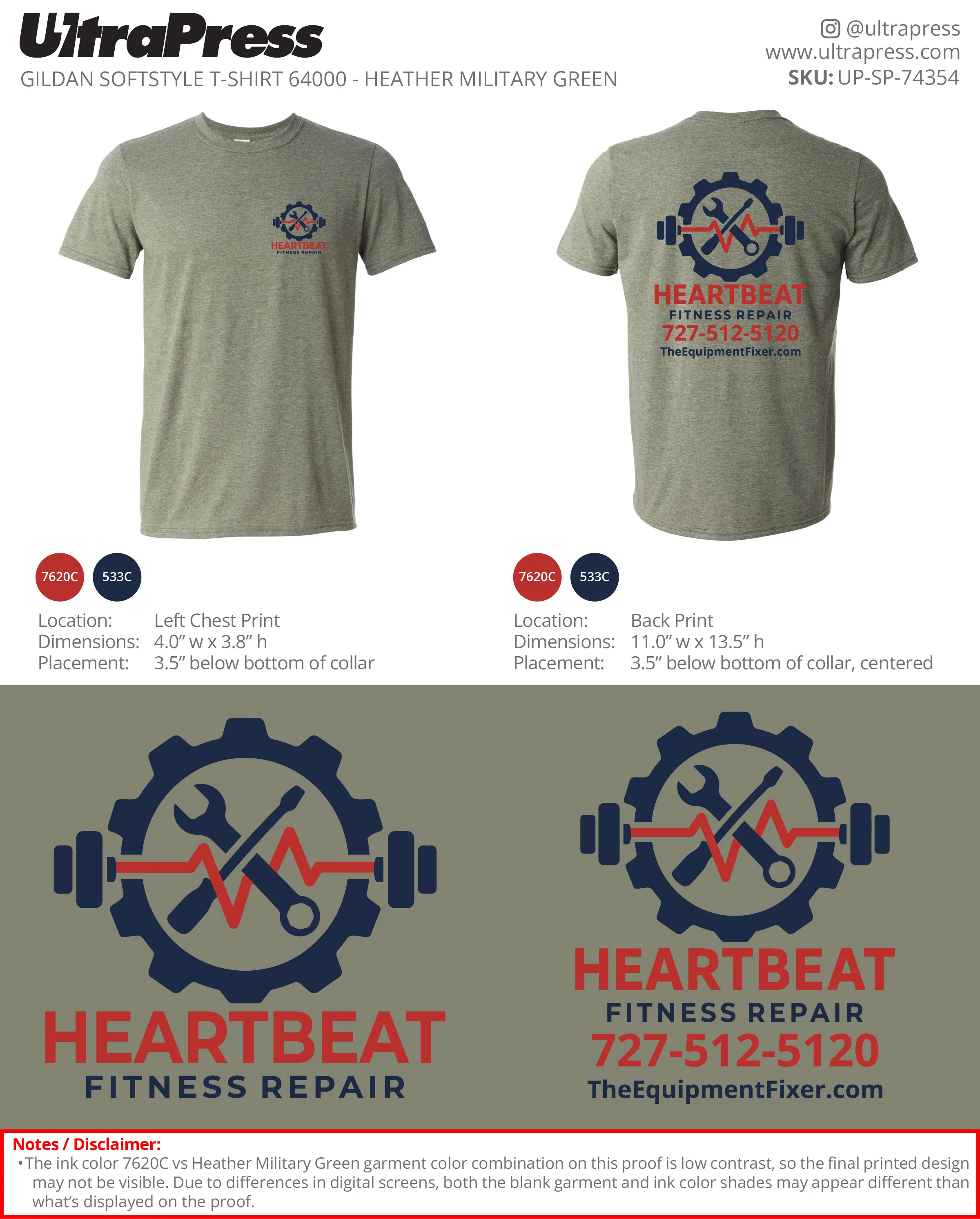 UP-SP-74354 Heartbeat Fitness Repair - Toren Tommasi 100 Min Qty (Bulk) - Image 3