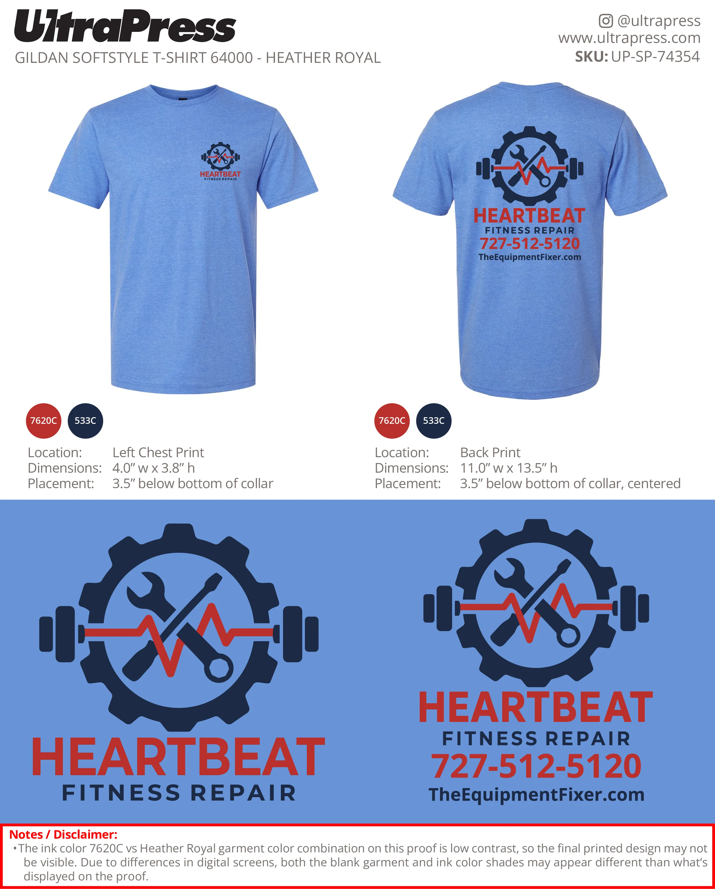 UP-SP-74354 Heartbeat Fitness Repair - Toren Tommasi 100 Min Qty (Bulk) - Image 5