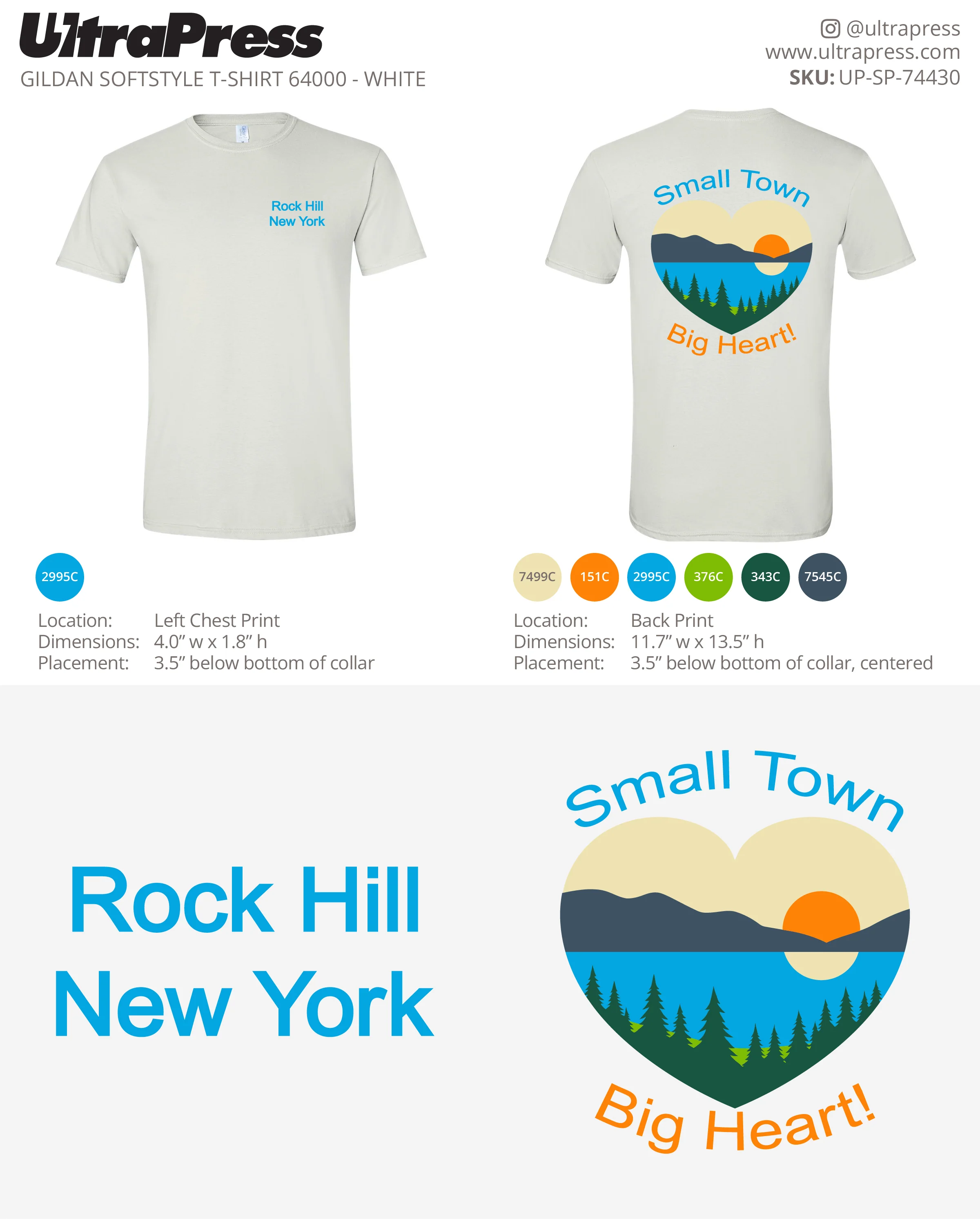 UP-SP-74430 Small Town Big Heart! - Joe Giangiacomo 72 Min Qty (Bulk) - Image 2