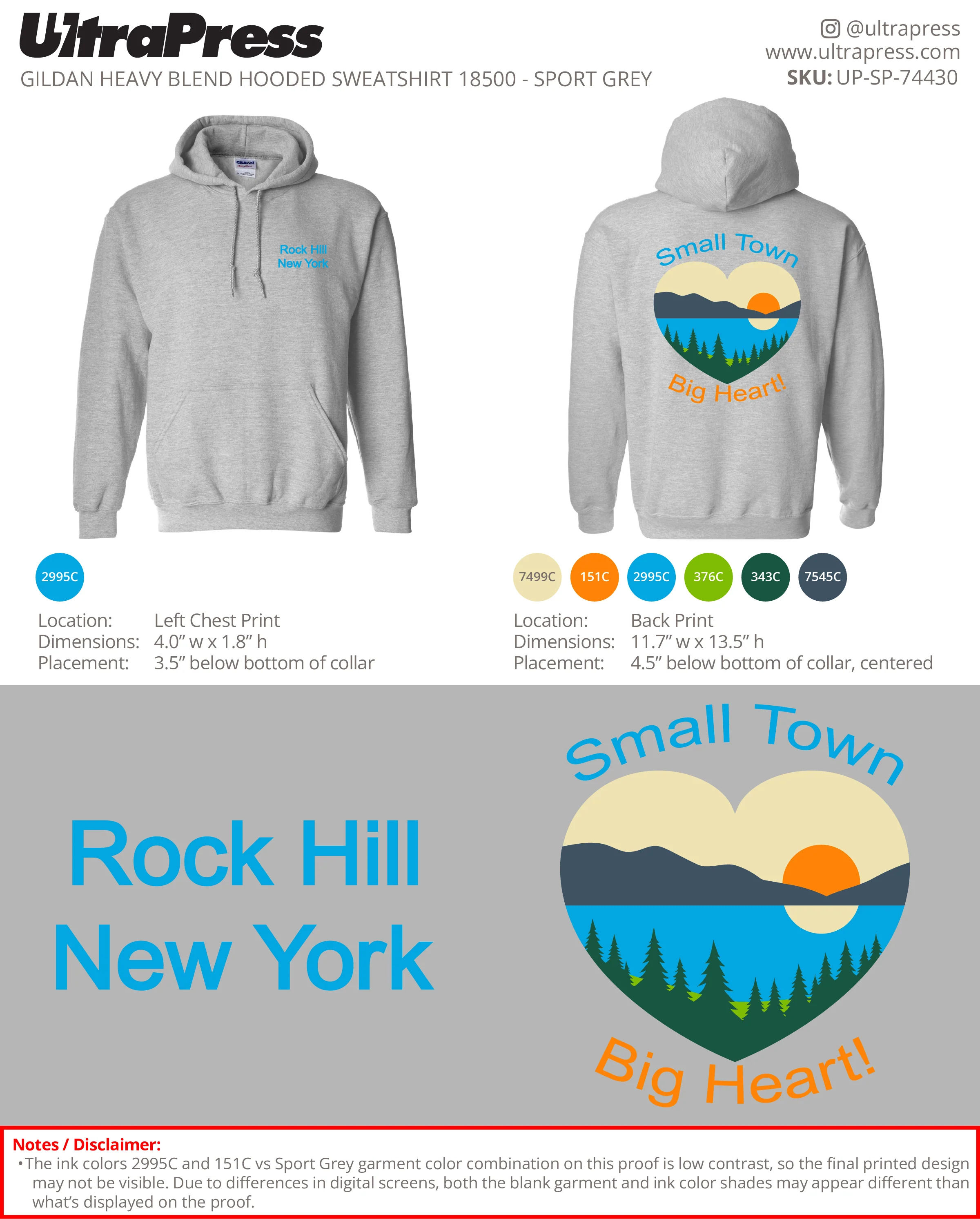UP-SP-74430 Small Town Big Heart! - Joe Giangiacomo 72 Min Qty (Bulk) - Image 4