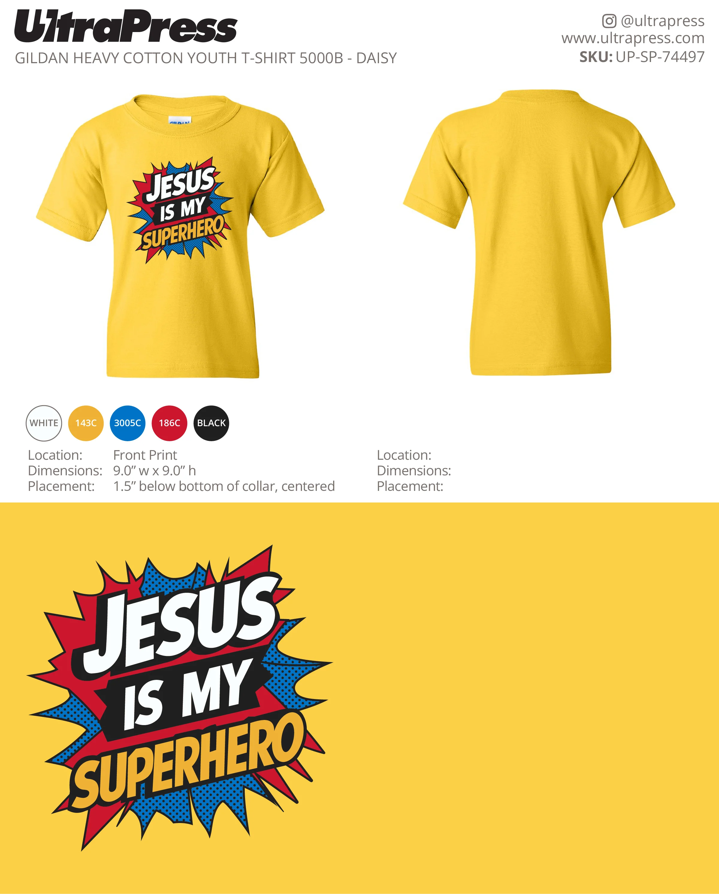 UP-SP-74497 Jesus is My Superhero - Mike Diapena 72 Min Qty (Bulk) - Image 2
