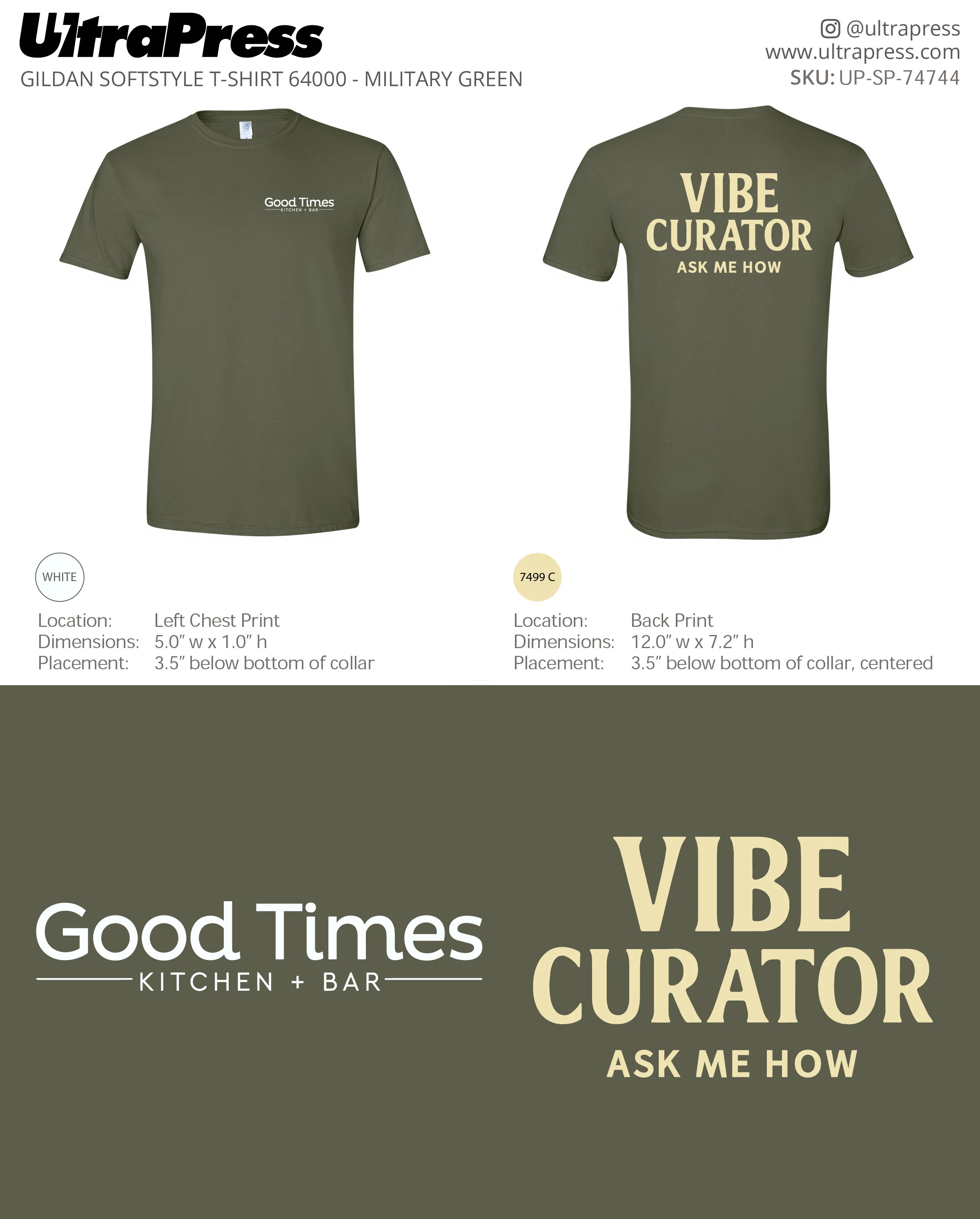 UP-SP-74744 Good Times Kitchen Bar - Isa Loshaj 100 Min Qty (Bulk) - Image 2