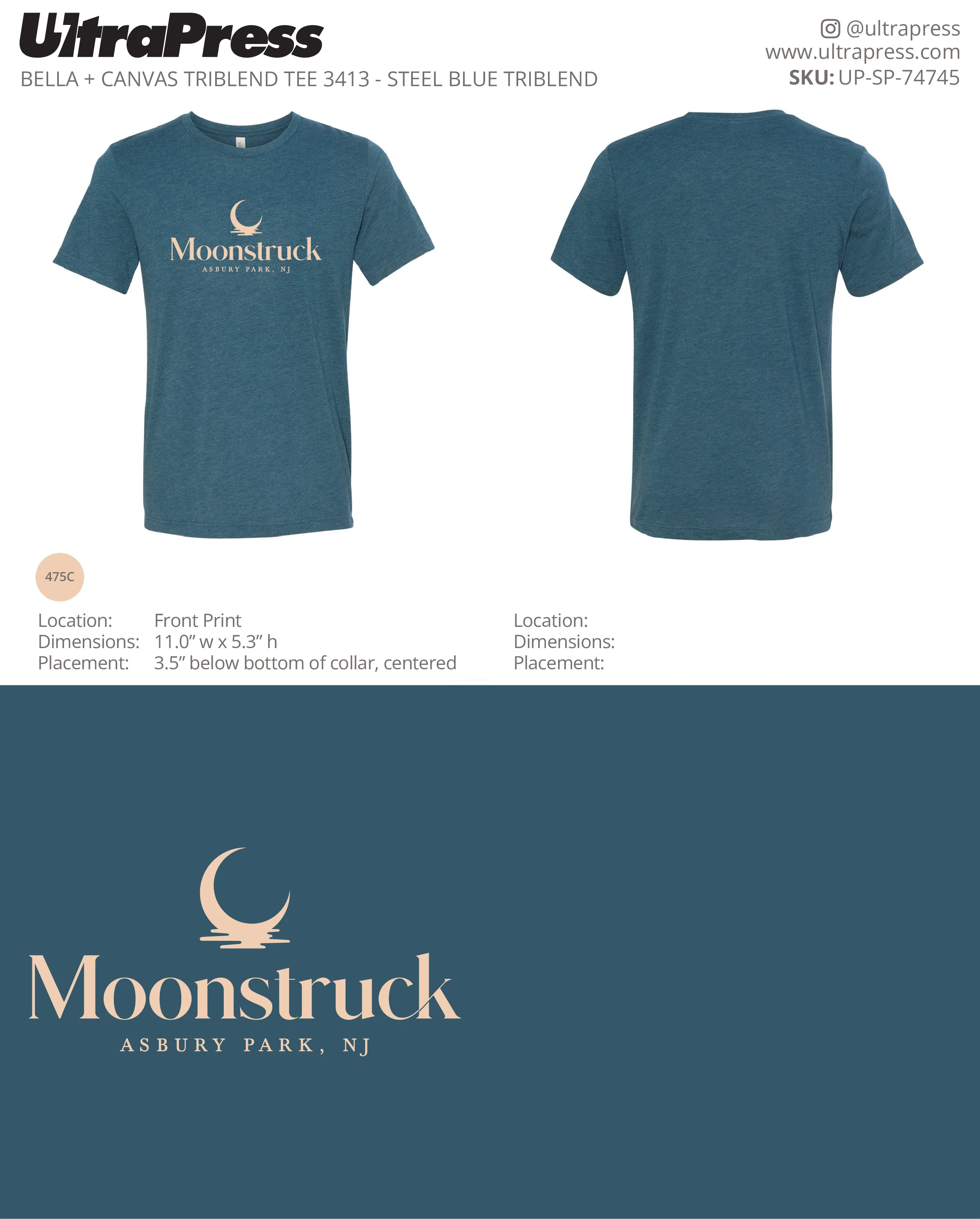UP-SP-74745 Moonstruck Restaurant Tees and Sweaters - Vincent Costa 72 Min Qty (Bulk) - Image 2