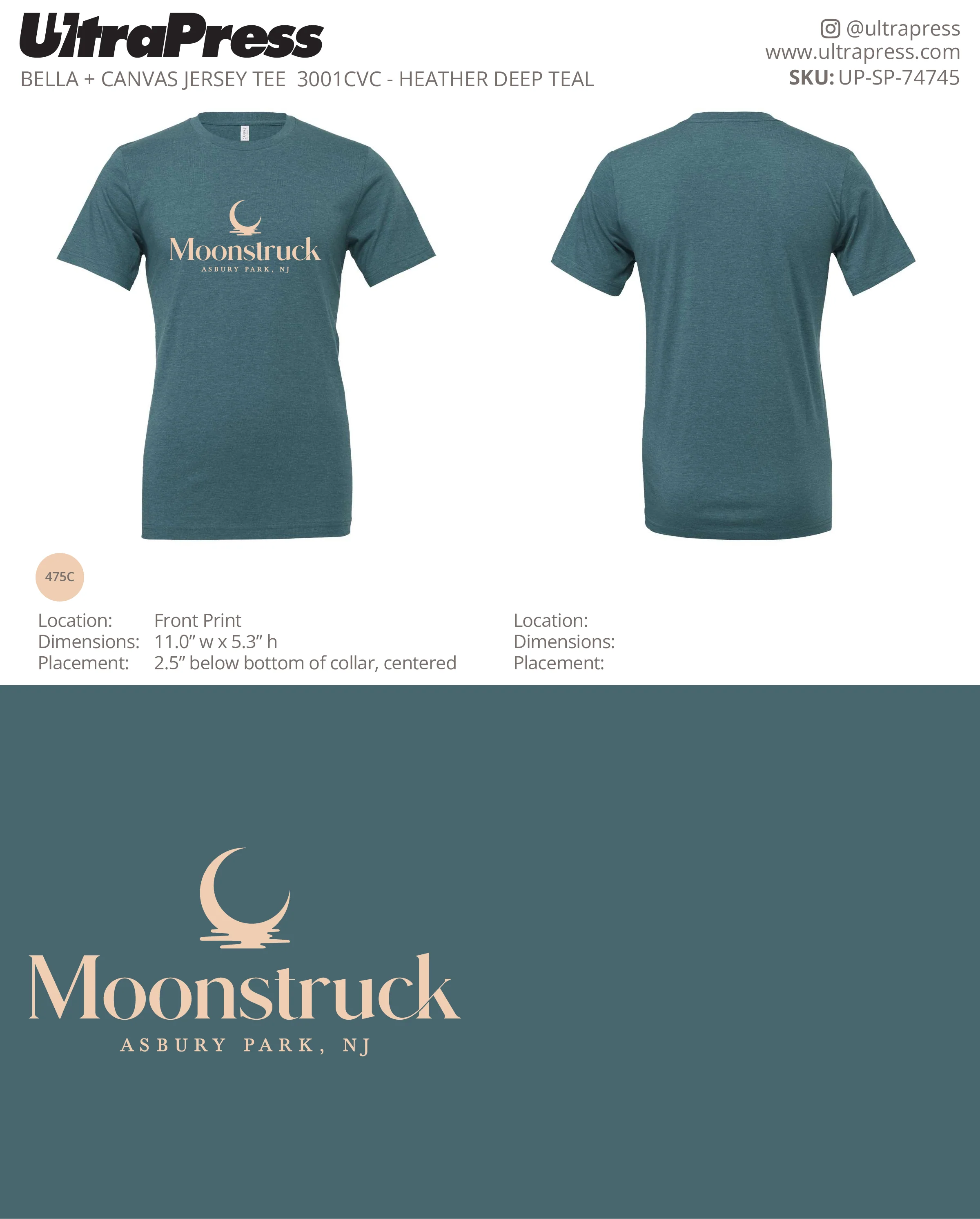 UP-SP-74745 Moonstruck Restaurant Tees and Sweaters - Vincent Costa 72 Min Qty (Bulk) - Image 3