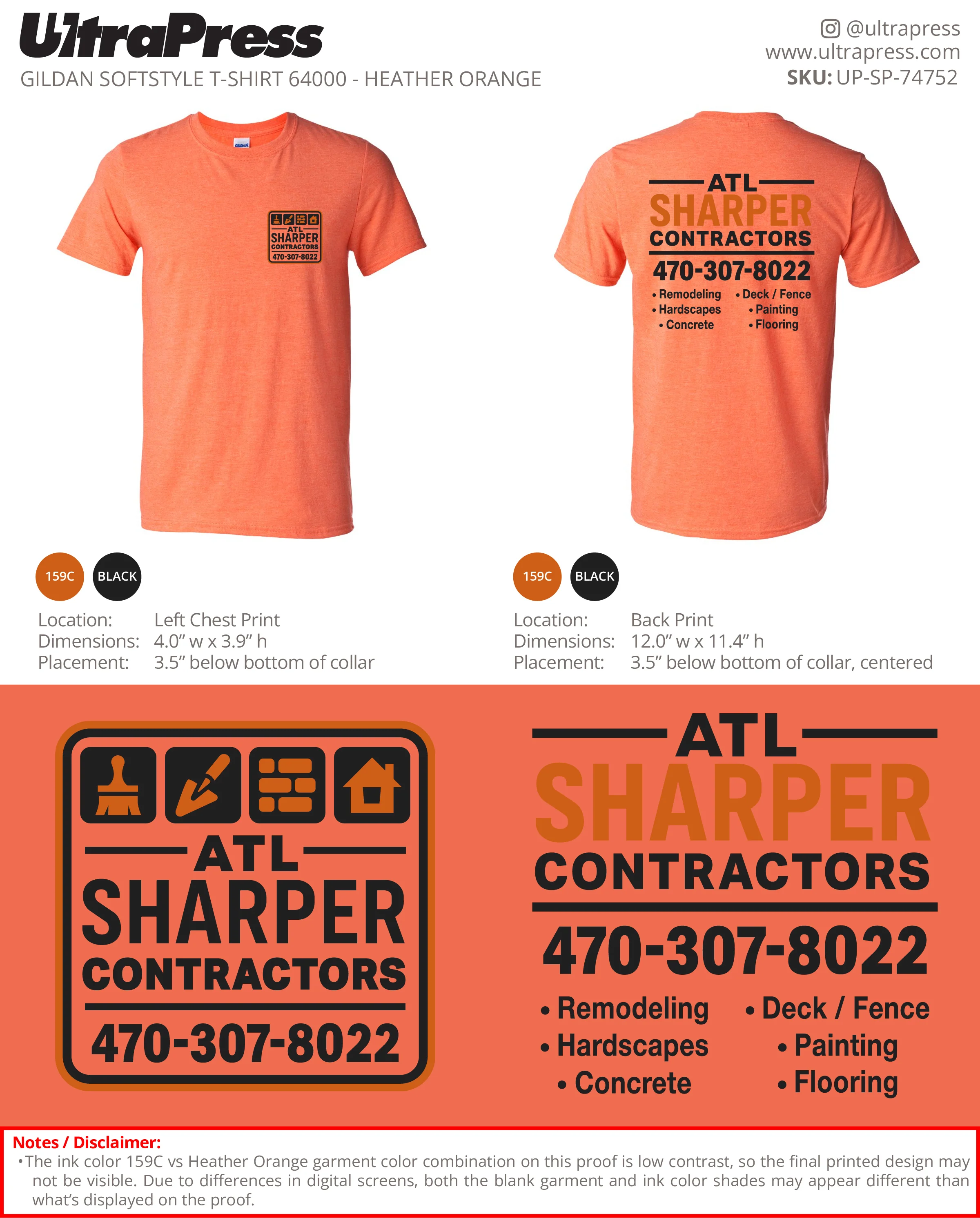 UP-SP-74752 Atl Sharper Contractors - Leticia Sifuentes 100 Min Qty (Bulk) - Image 2