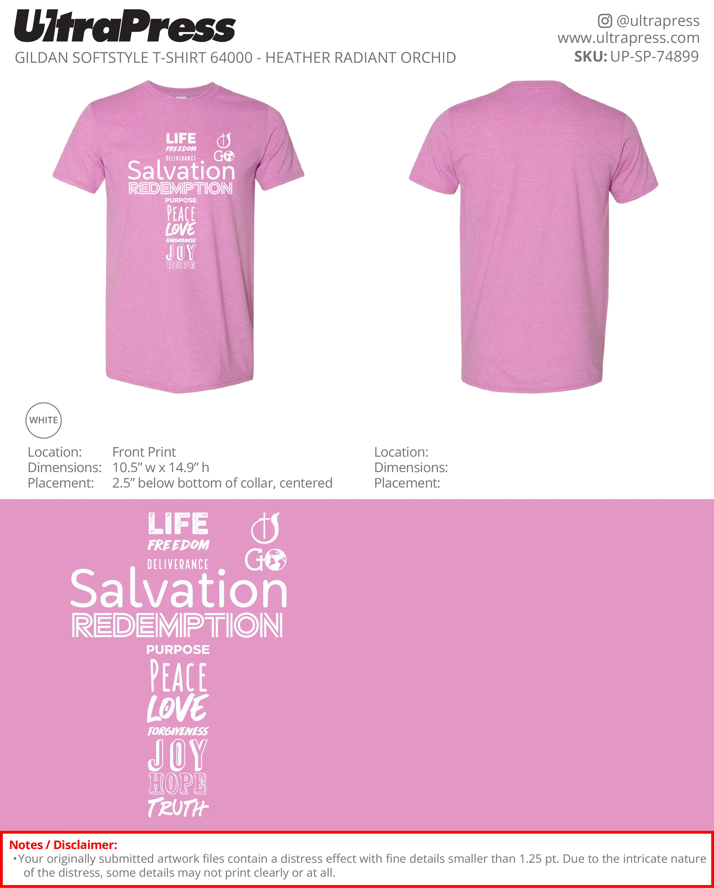 UP-SP-74899 GO Cross Shirt 2025 - Jason Riffe 100 Min Qty (Bulk) - Image 2