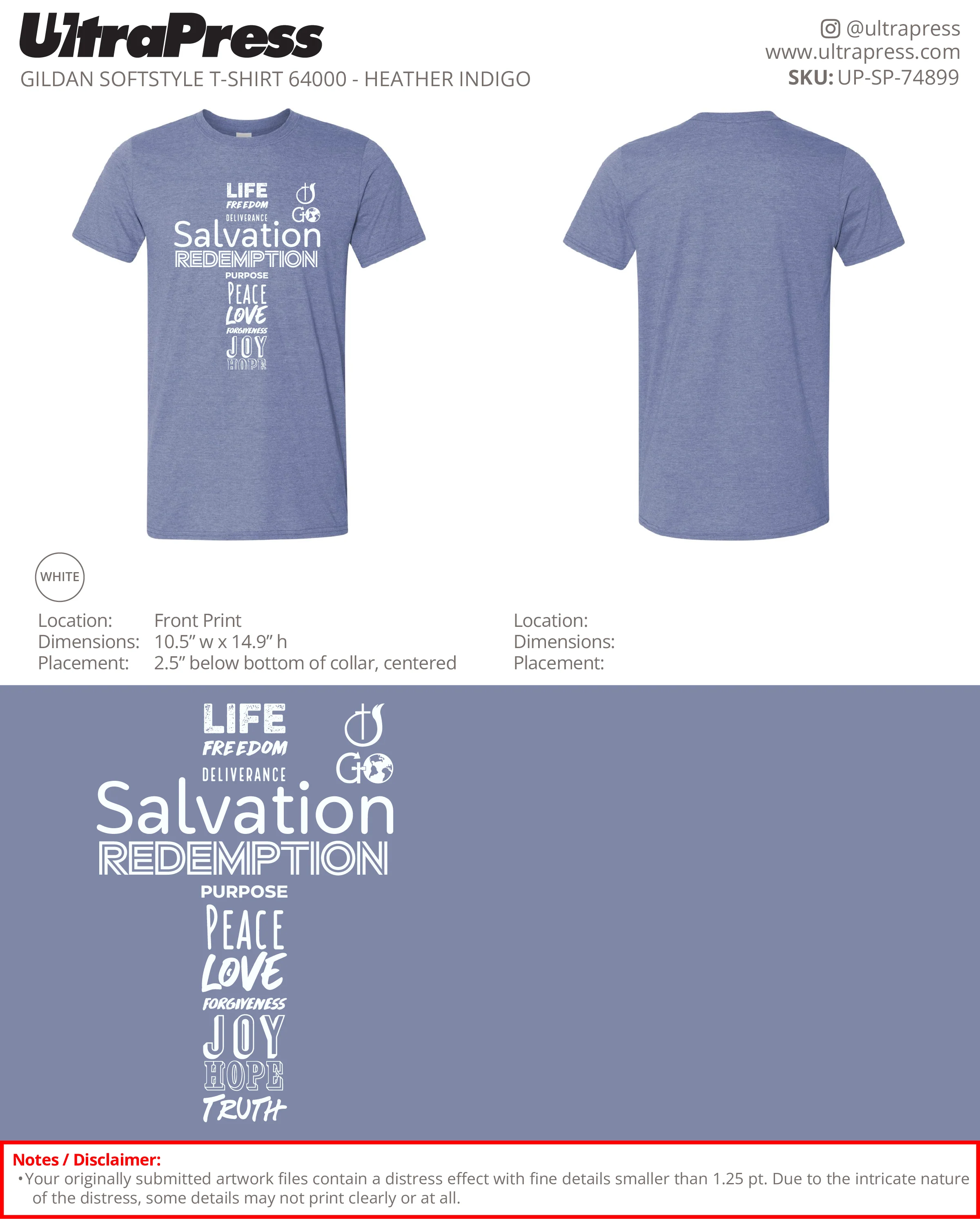 UP-SP-74899 GO Cross Shirt 2025 - Jason Riffe 100 Min Qty (Bulk) - Image 3