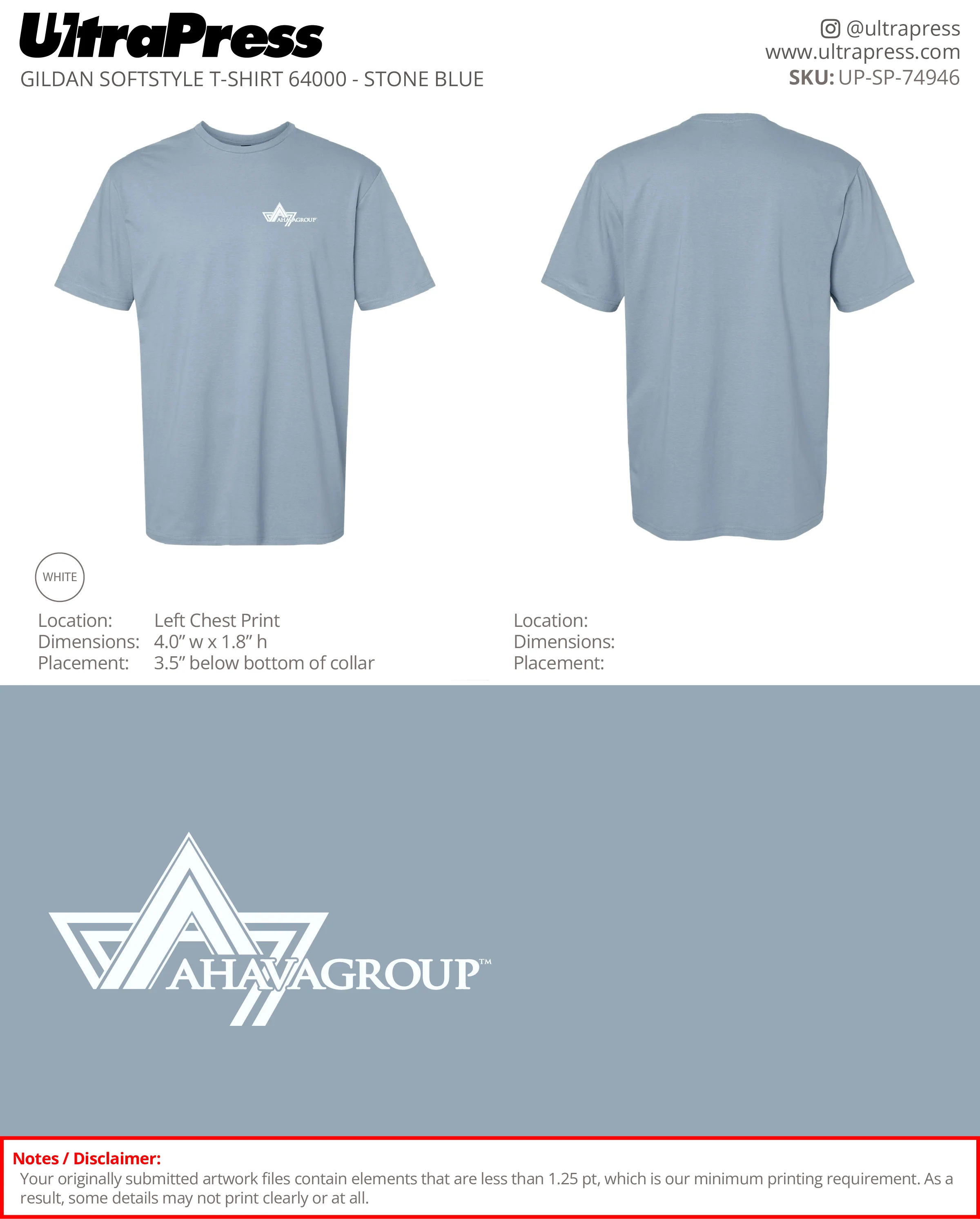 UP-SP-74946 Ahava Group - Claudiu Marit 100 Min Qty (Bulk) - Image 2