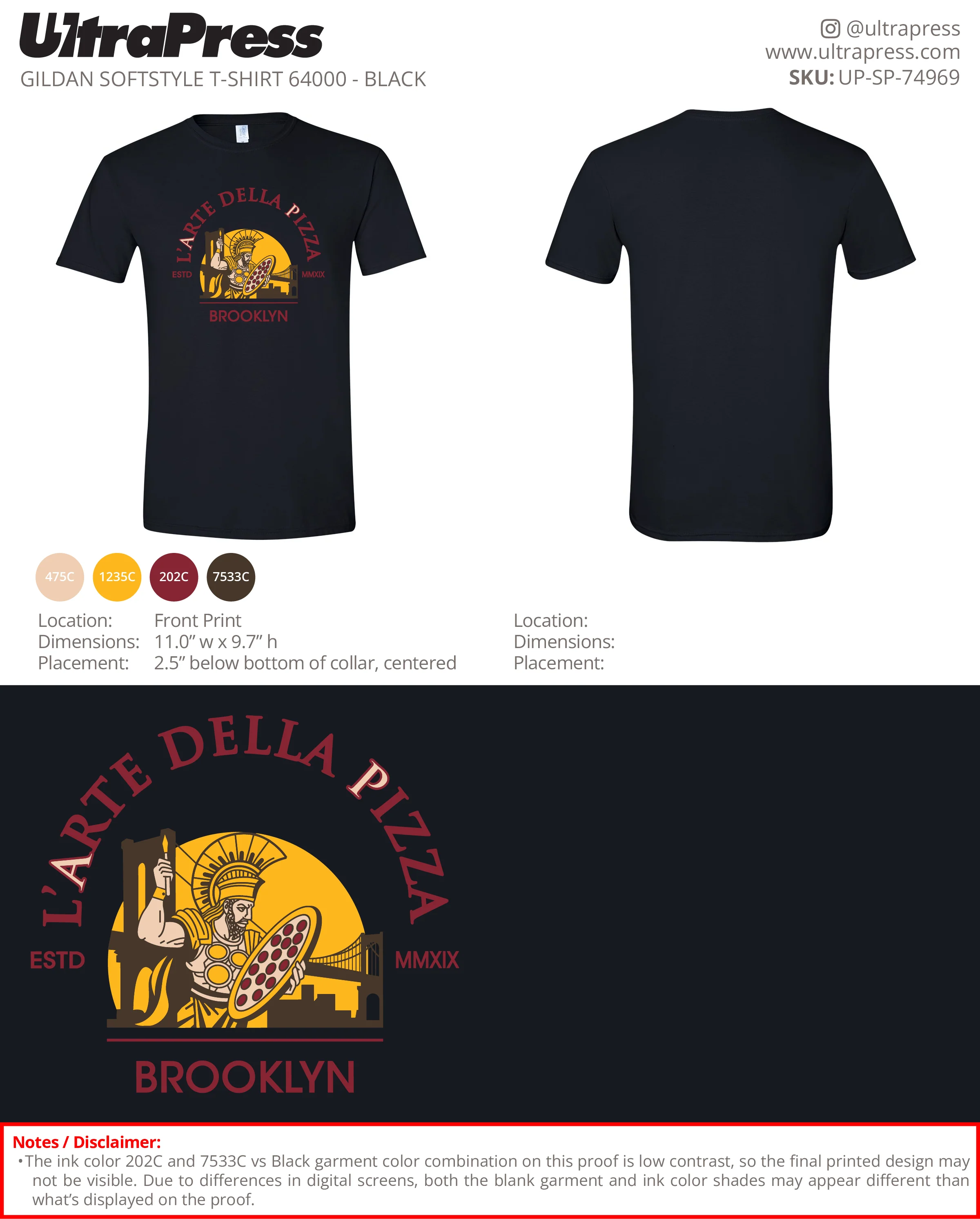 UP-SP-74969 L'Arte Della Pizza - Anna Villani 100 Min Qty (Bulk) - Image 2