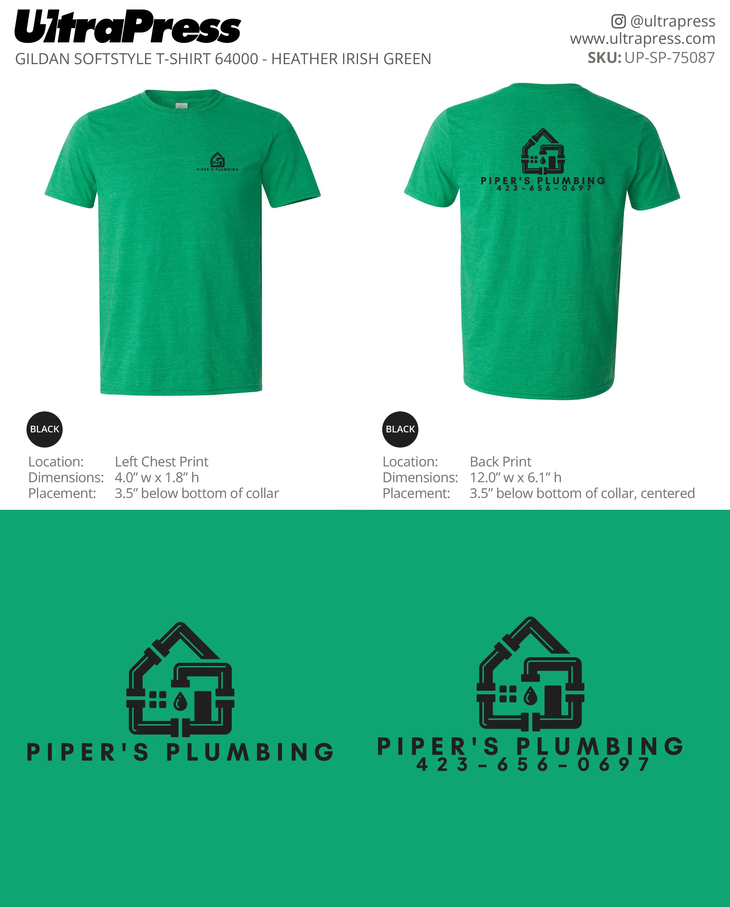 UP-SP-75087 Piper's Plumbing - Chris Stephens 100 Pieces Package (Bulk) - Image 3