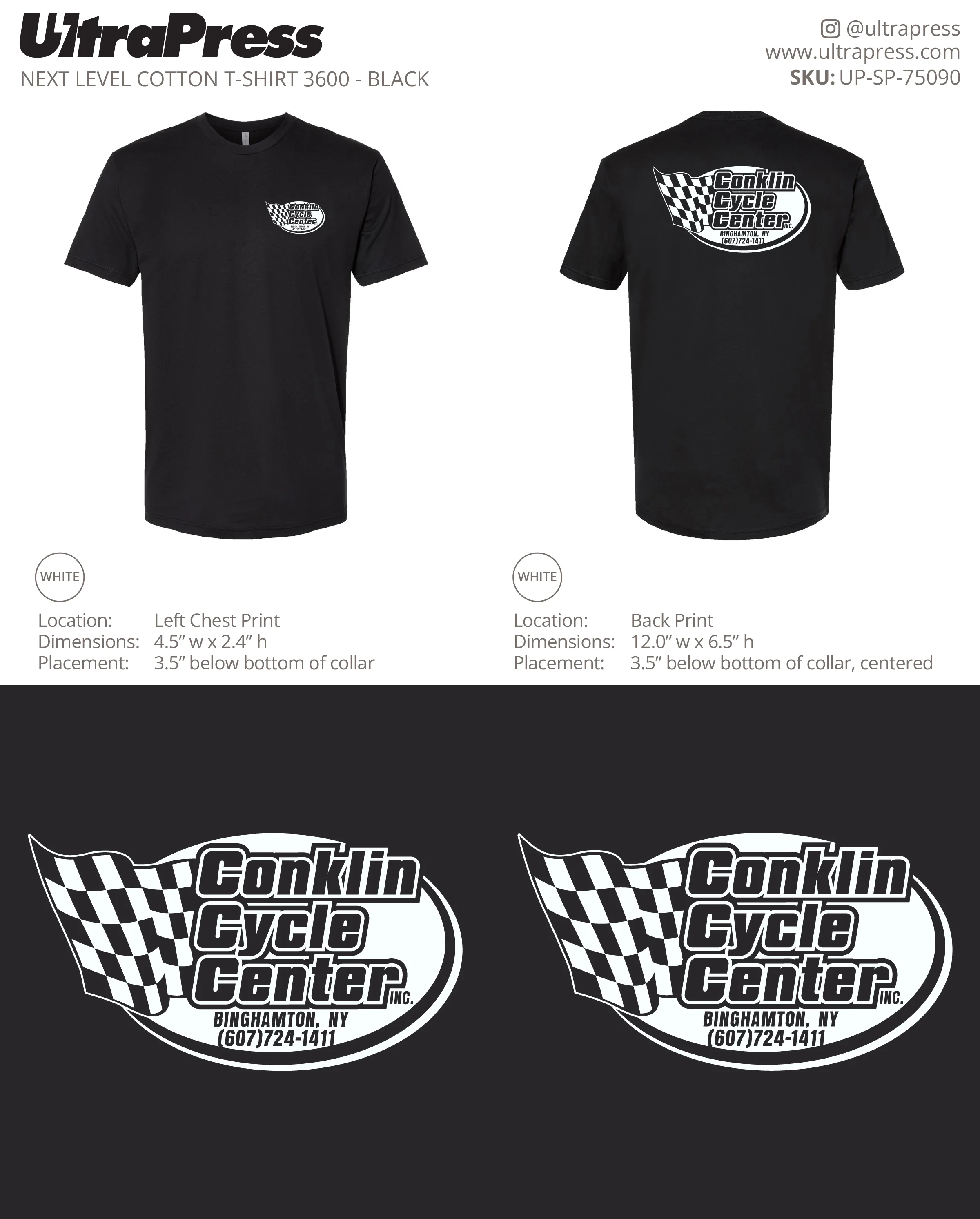 UP-SP-75090 Conklin Cycle Center - Mario Masciarelli 100 Min Qty (Bulk)
