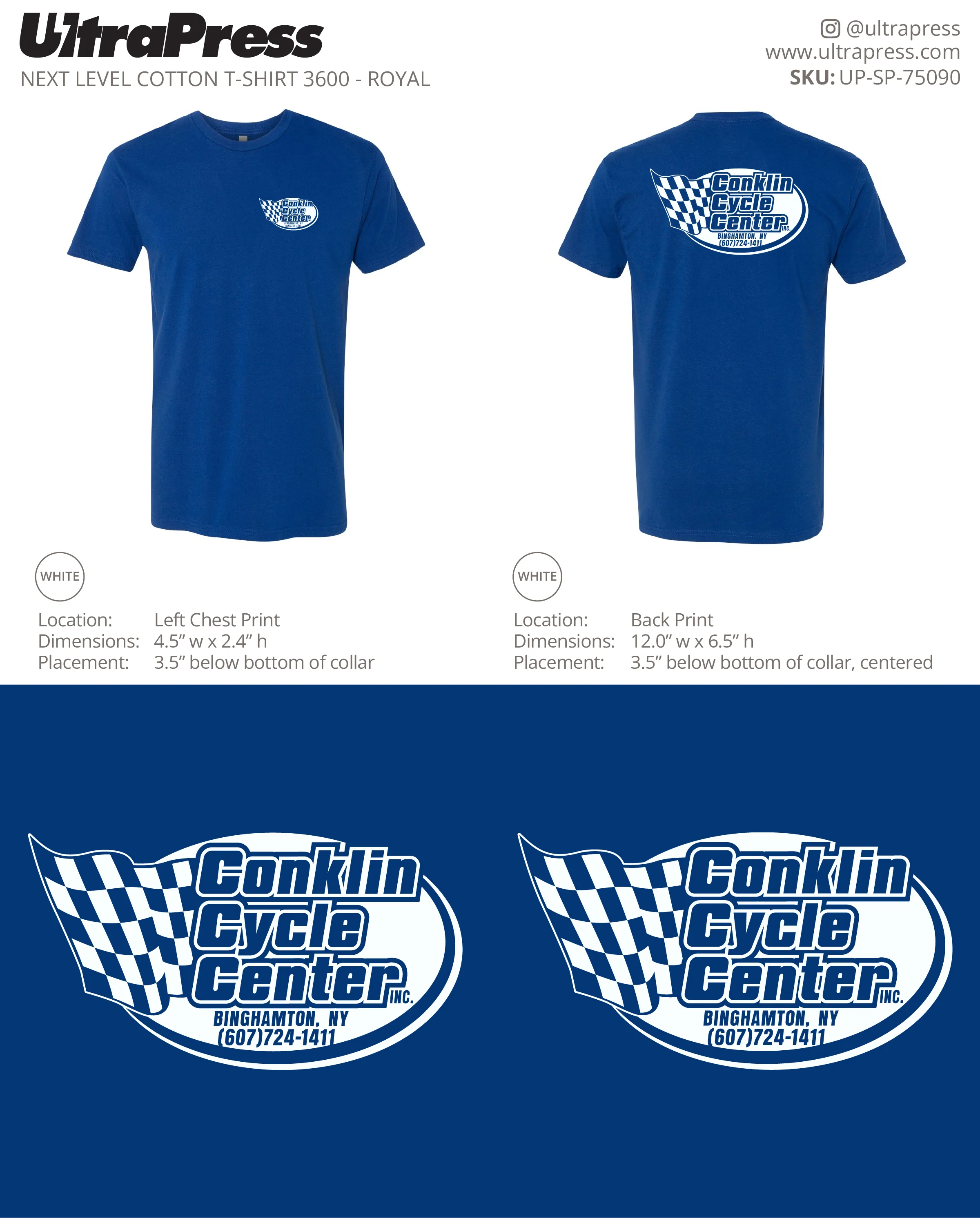 UP-SP-75090 Conklin Cycle Center - Mario Masciarelli 100 Min Qty (Bulk) - Image 2