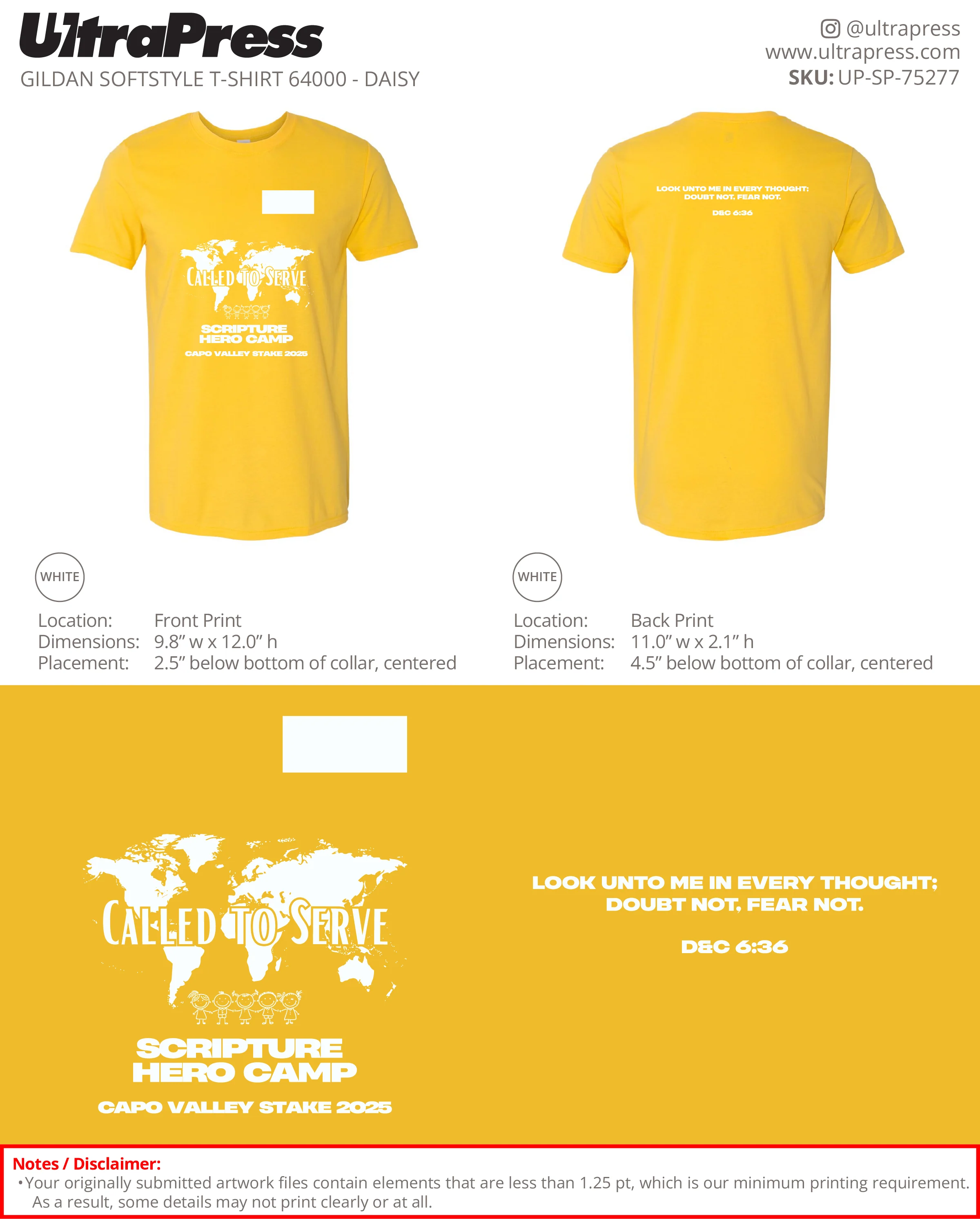 UP-SP-75277 Called to Serve Scripture Hero Camp - Lexy Rinner 100 Min Qty (Bulk) - Image 3