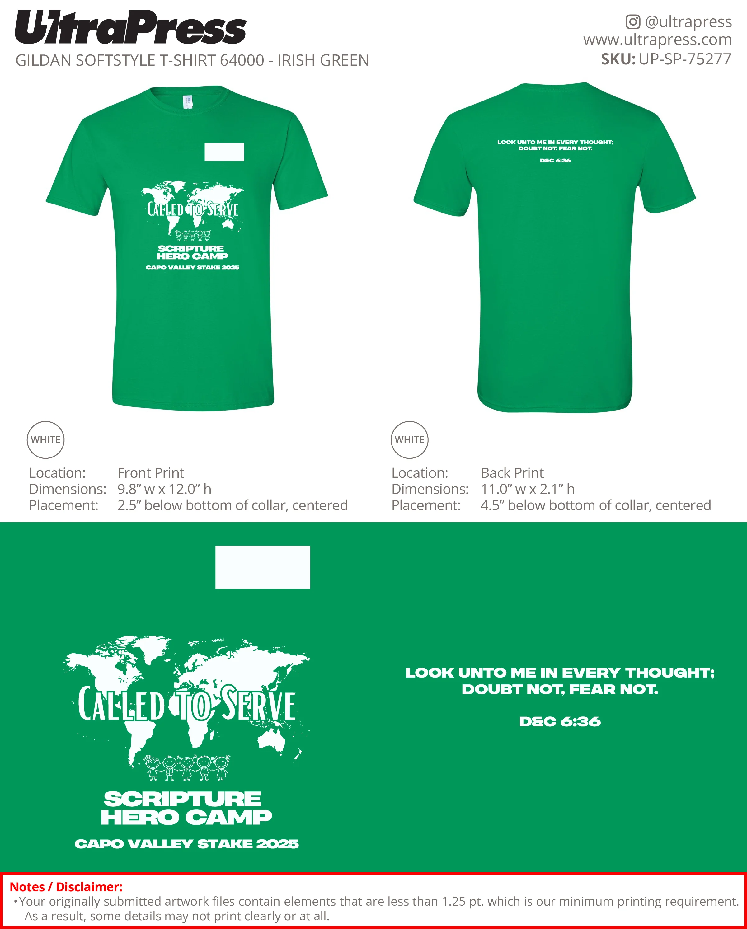 UP-SP-75277 Called to Serve Scripture Hero Camp - Lexy Rinner 100 Min Qty (Bulk) - Image 4