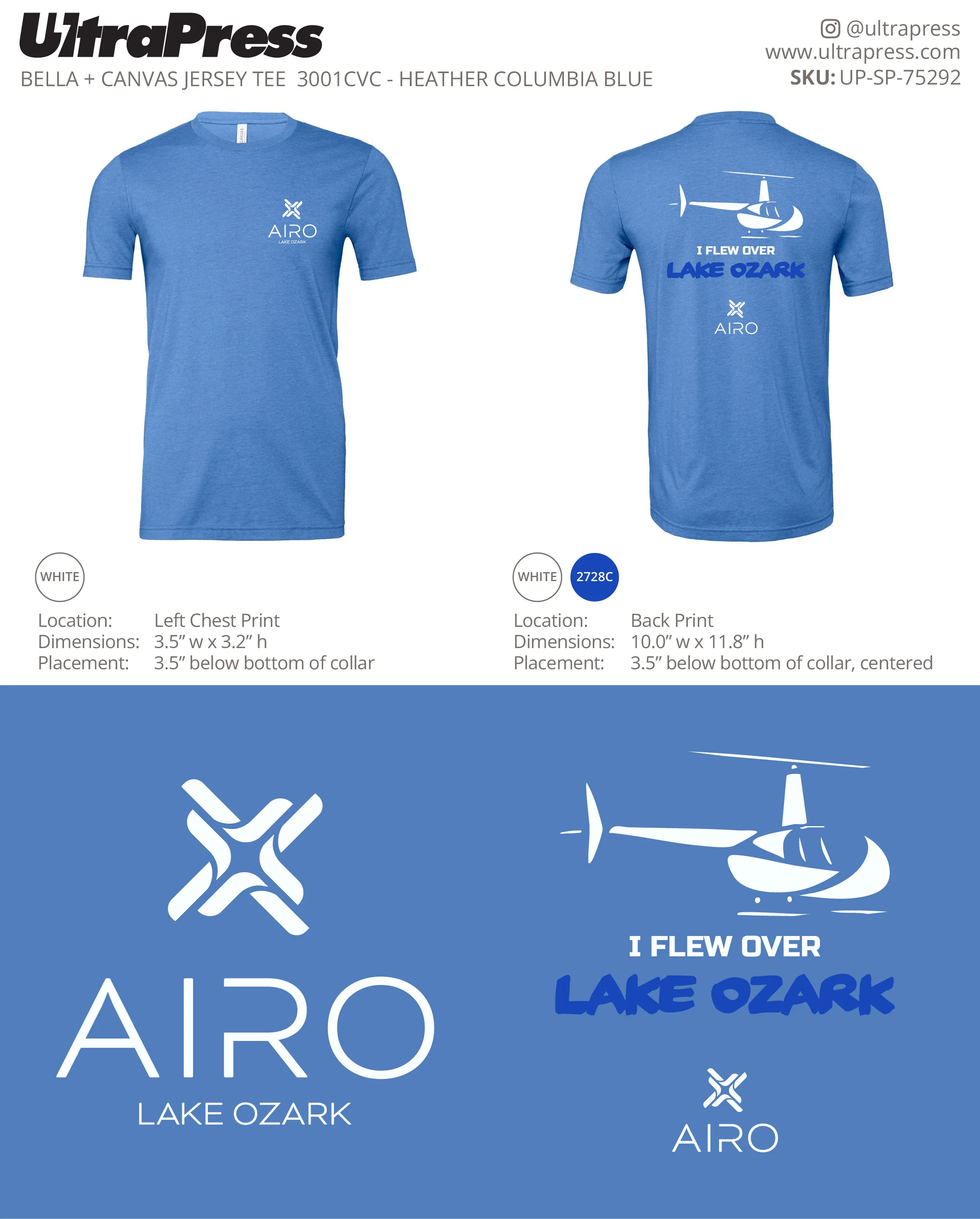 UP-SP-75292 Airo Lake Ozark - Camron McAhren 100 Min Qty (Bulk) - Image 2