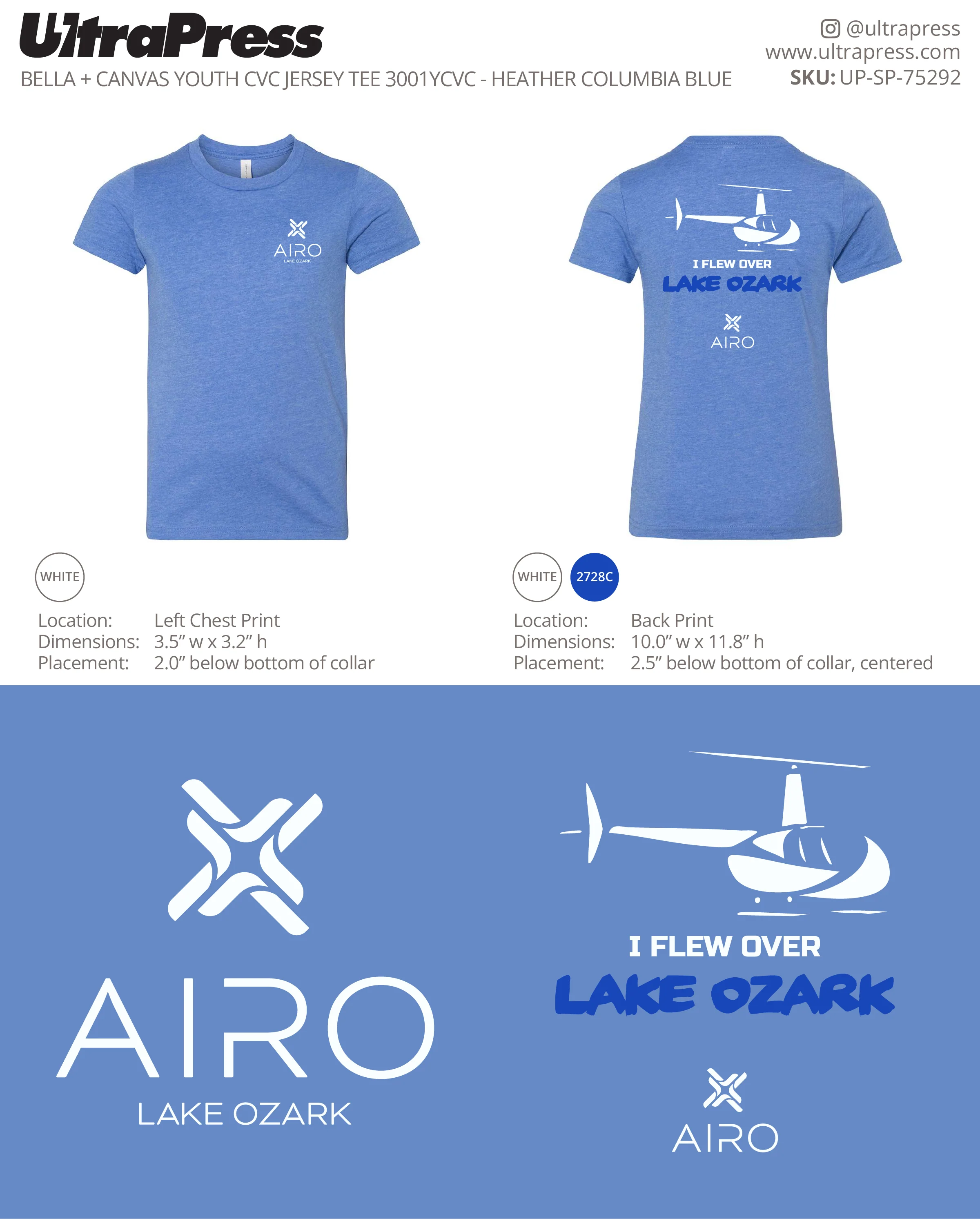 UP-SP-75292 Airo Lake Ozark - Camron McAhren 100 Min Qty (Bulk) - Image 4