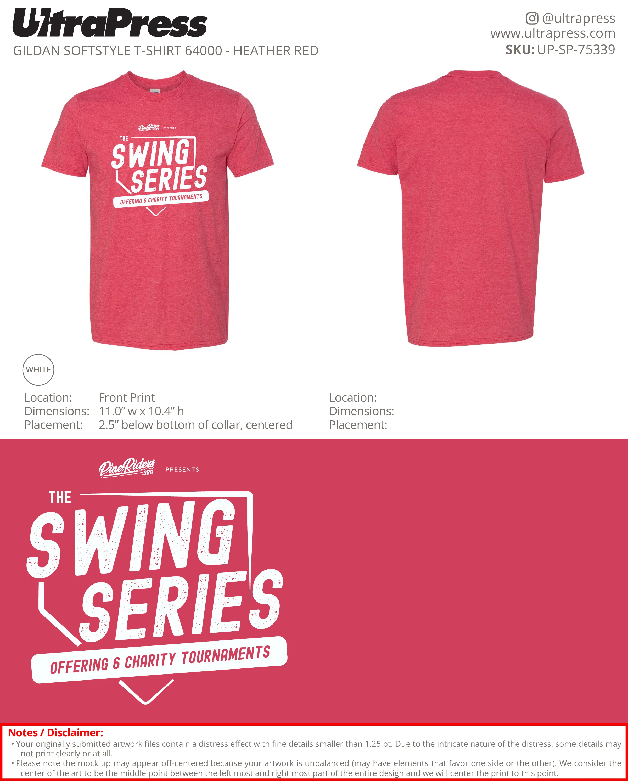 UP-SP-75339 The Swing Series - Josh Neuberger 100 Min Qty (Bulk) - Image 2