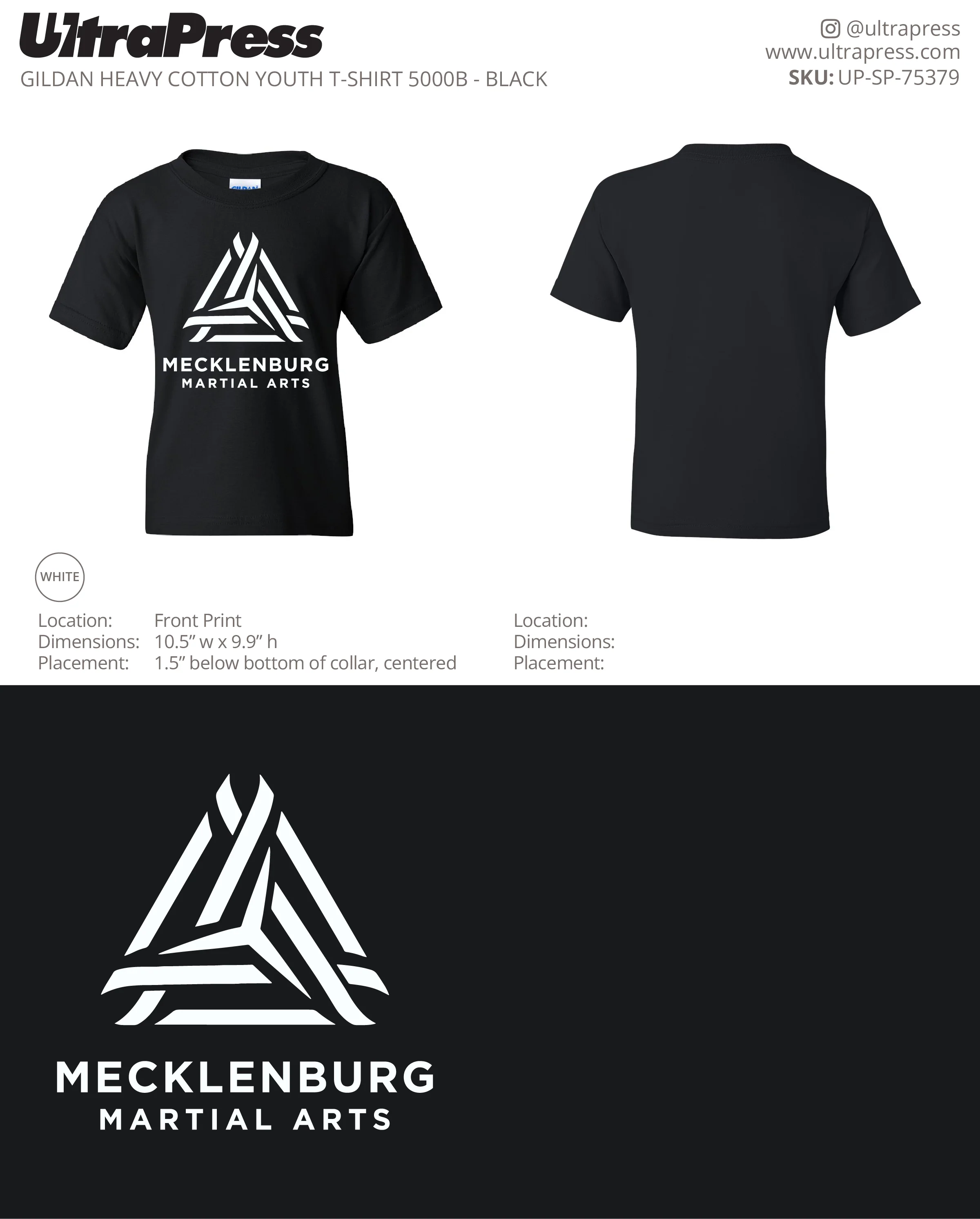 UP-SP-75379 Mecklenburg Martial Arts - Alexis Boncore 100 Min Qty (Bulk) - Image 2