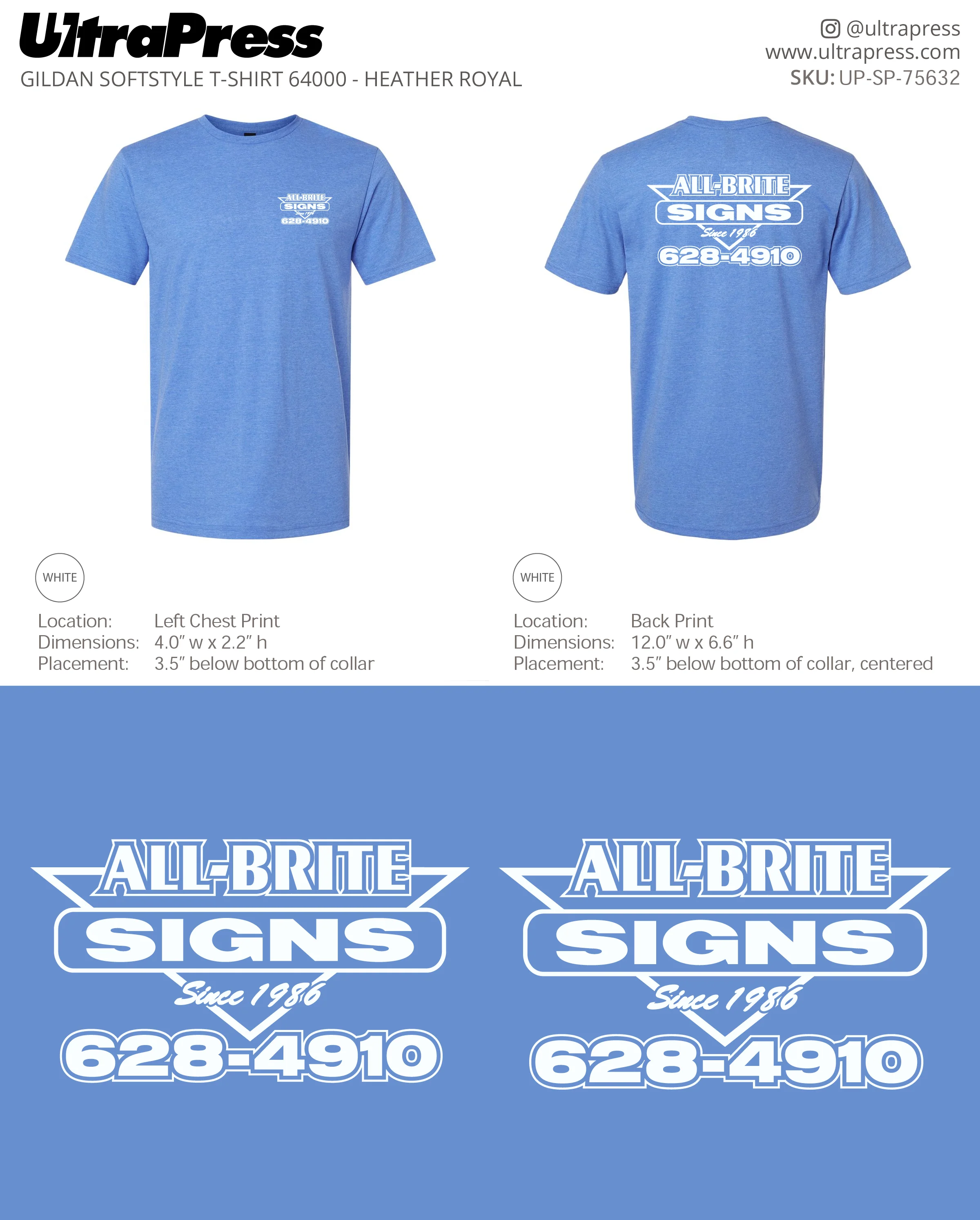 UP-SP-75632 All-Brite Signs - John Nemeth 100 Min Qty (Bulk) - Image 3