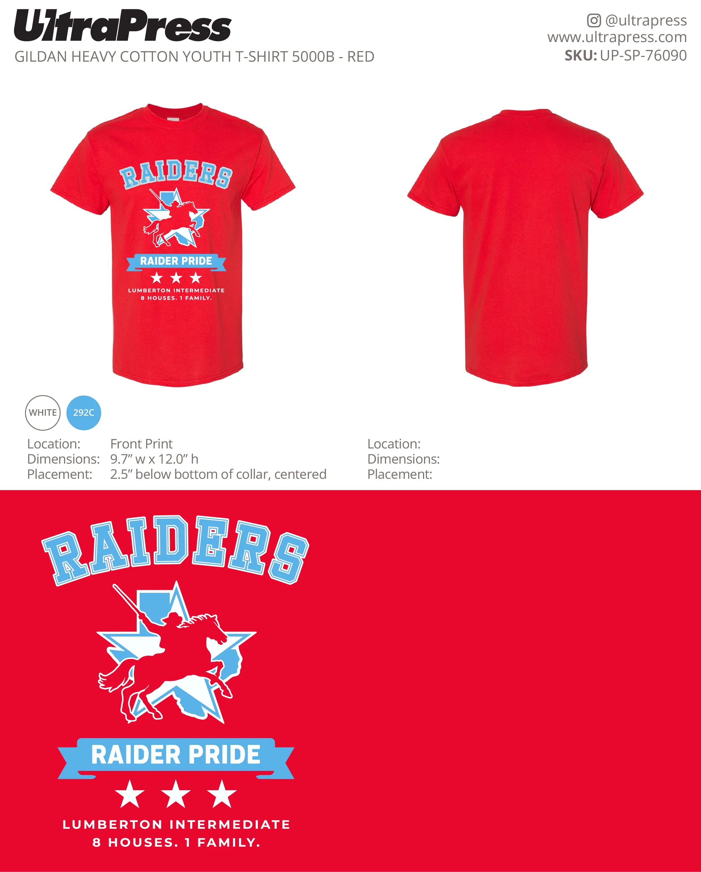 UP-SP-76090 Raiders Raider Pride - Jacey-Kay Carter 100 Min Qty (Bulk) - Image 2
