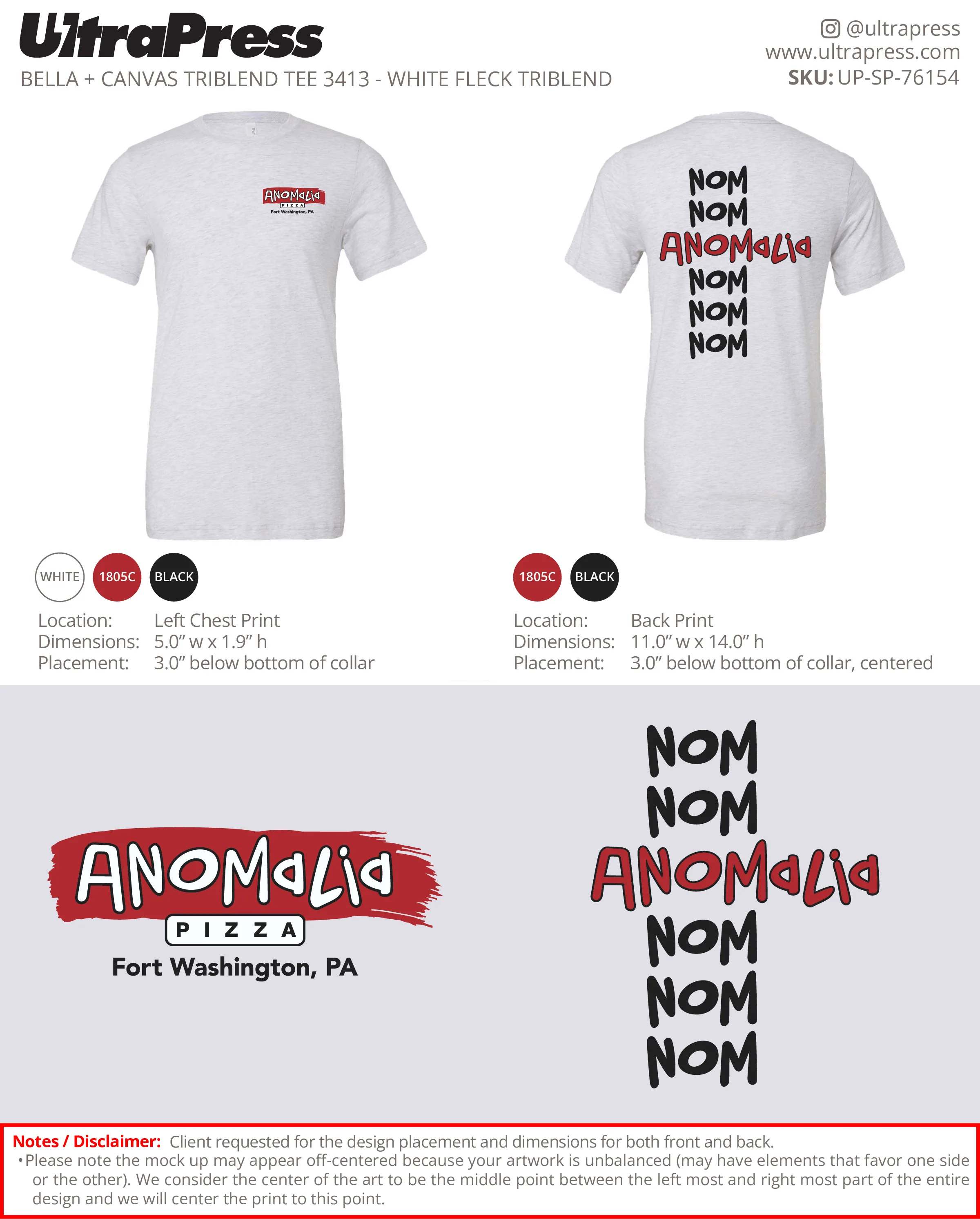 UP-SP-76154 Anomalia Pizza (Nom Nom) - Deena Fink 72 Min Qty (Bulk) - Image 2