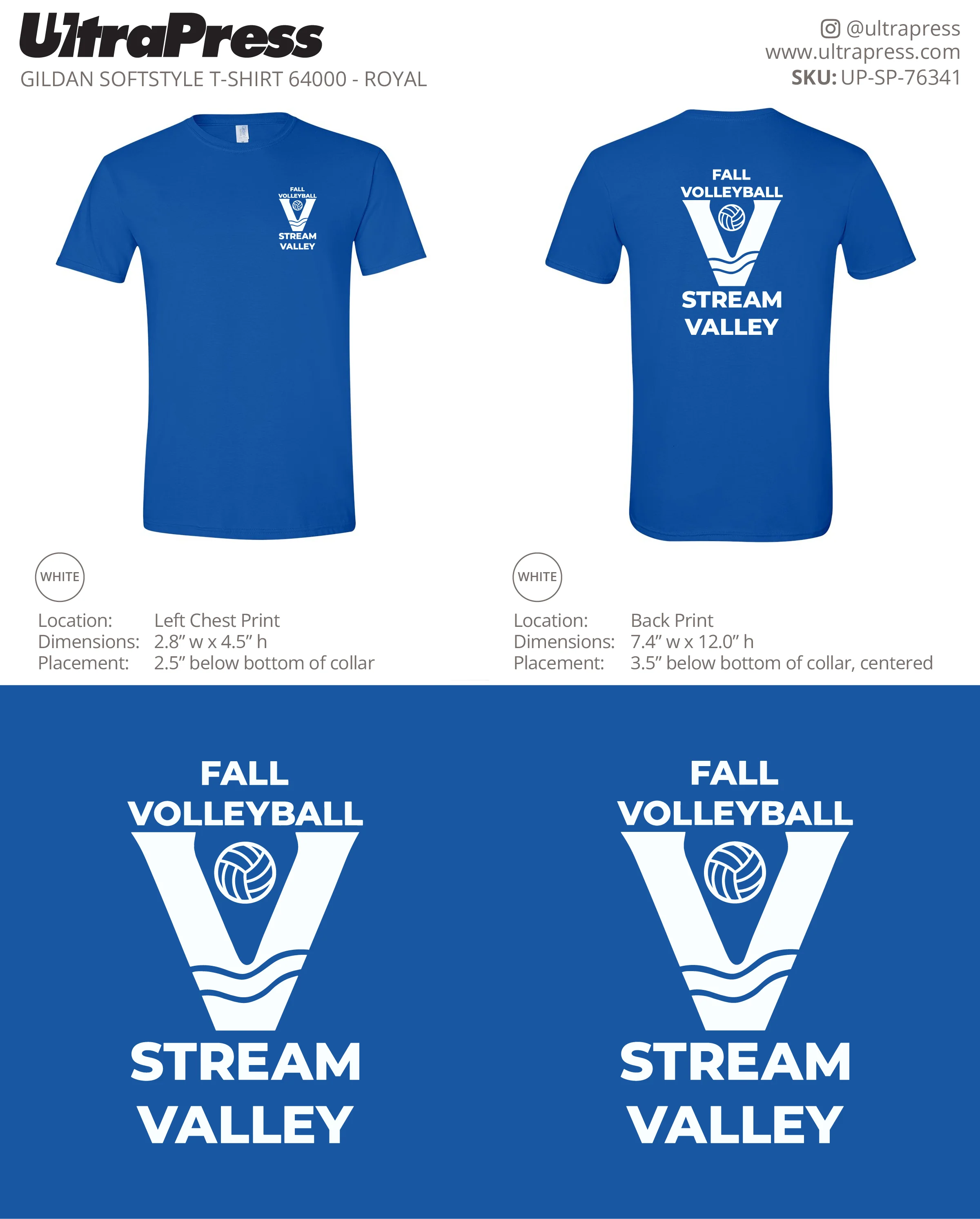UP-SP-76341 Stream Valley Volleyball - Ivan Fedorenko 100 Min Qty (Bulk) - Image 2