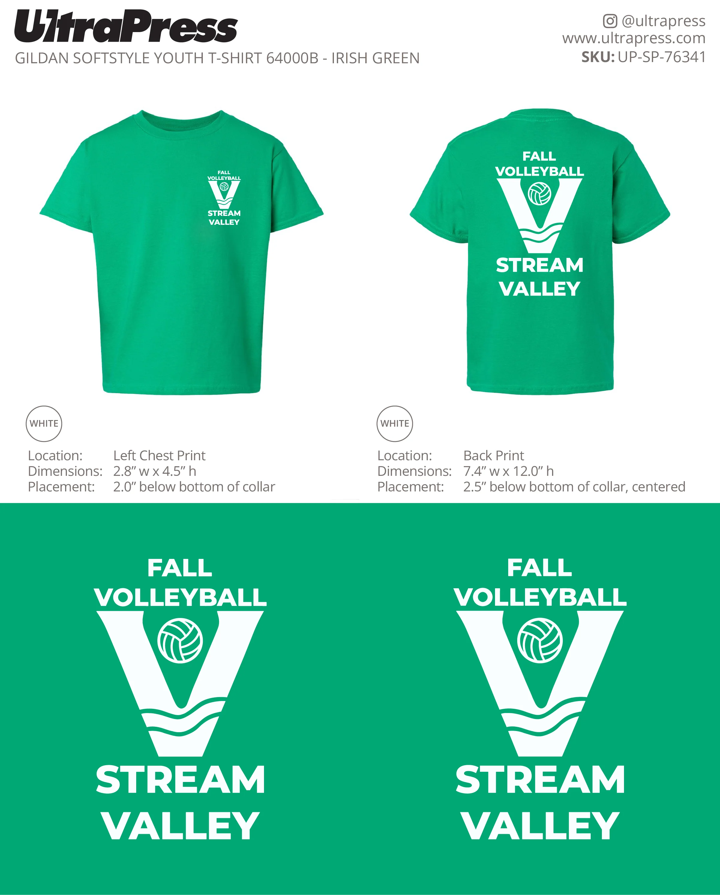 UP-SP-76341 Stream Valley Volleyball - Ivan Fedorenko 100 Min Qty (Bulk) - Image 3