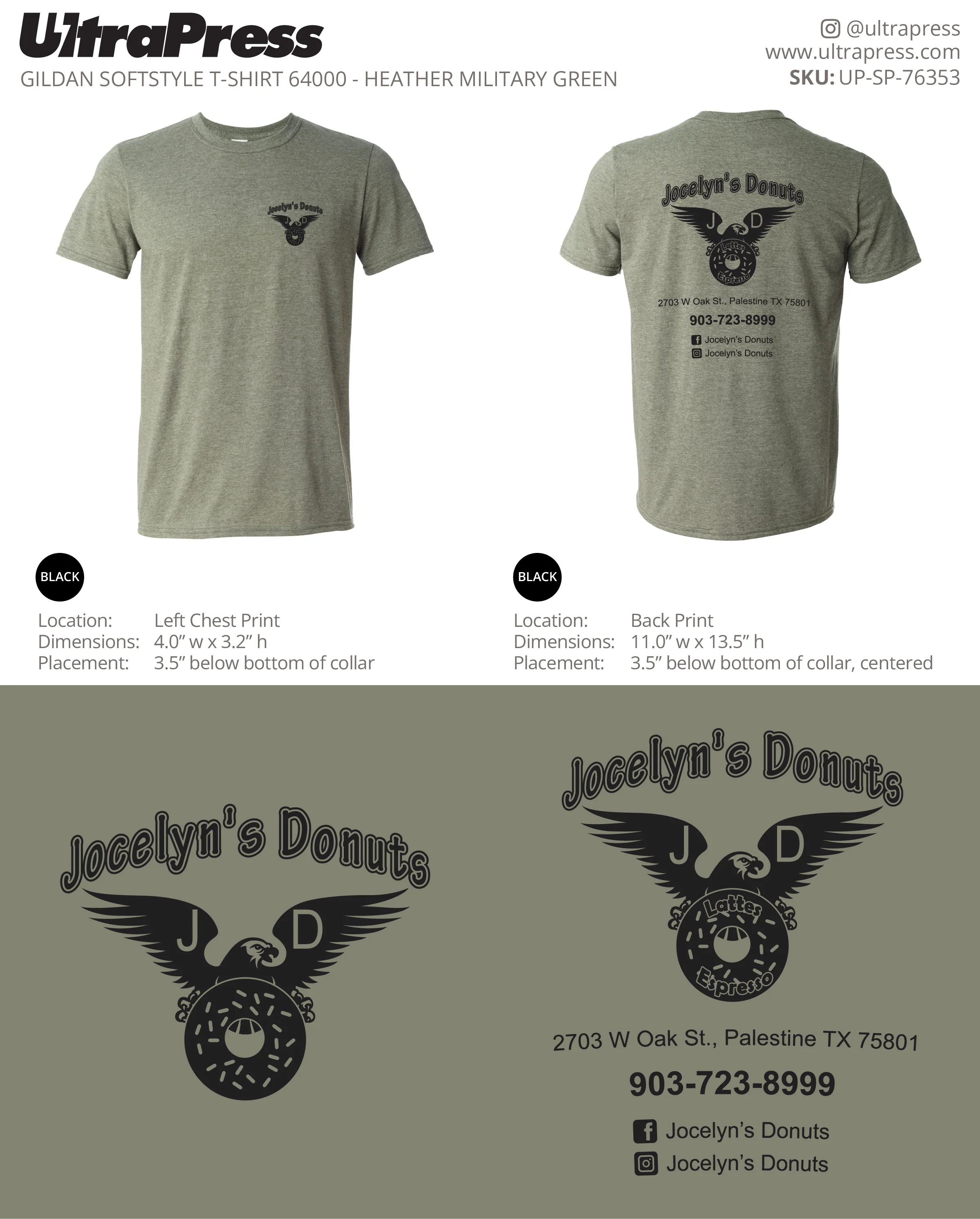 UP-SP-76353 Jocelyn's Donuts - Ly Sath 100 Min Qty (Bulk) - Image 2
